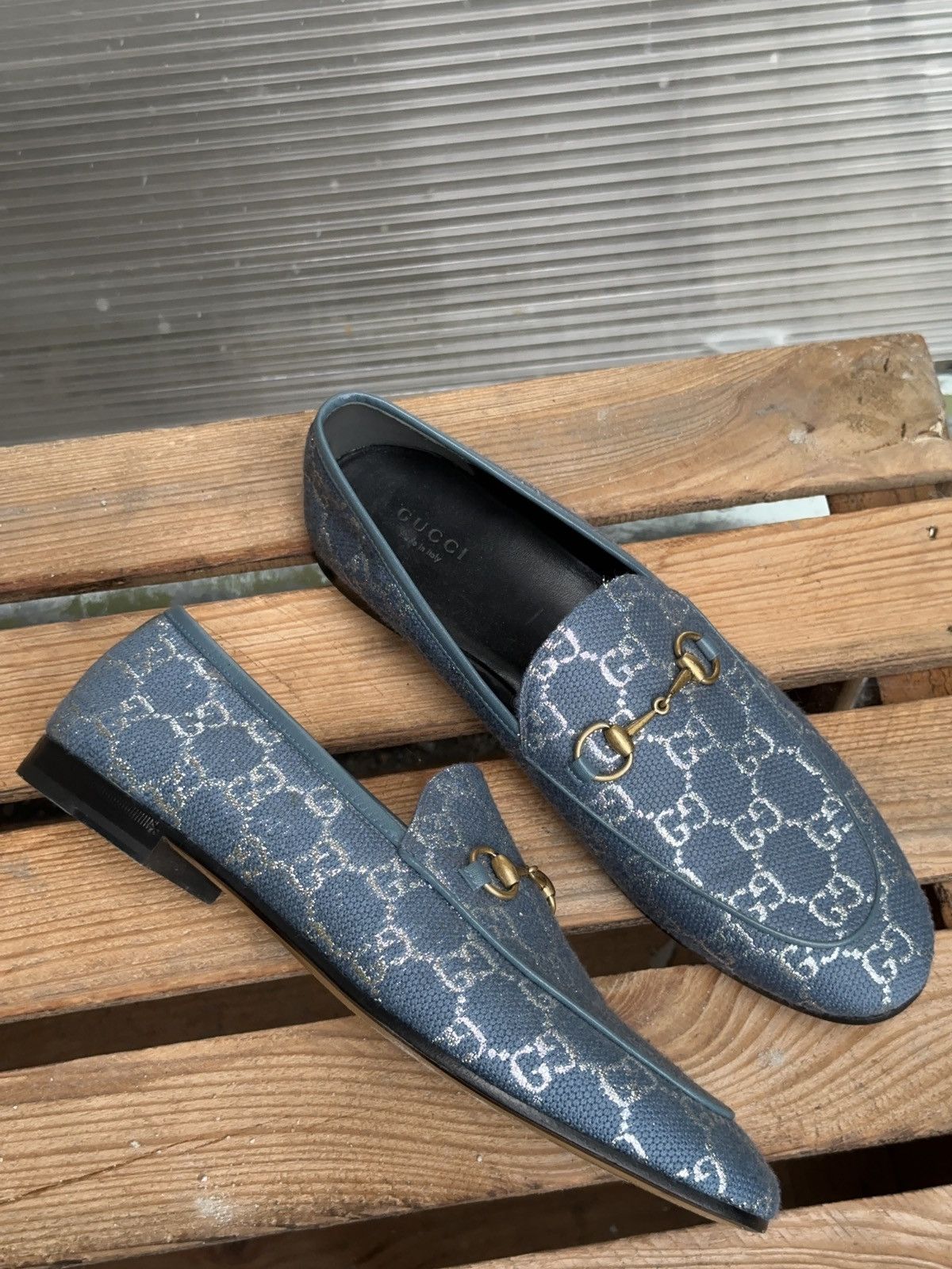 Gucci monogram Gucci Horsebit loafers Size US 10 / IT 40 - 2 Thumbnail
