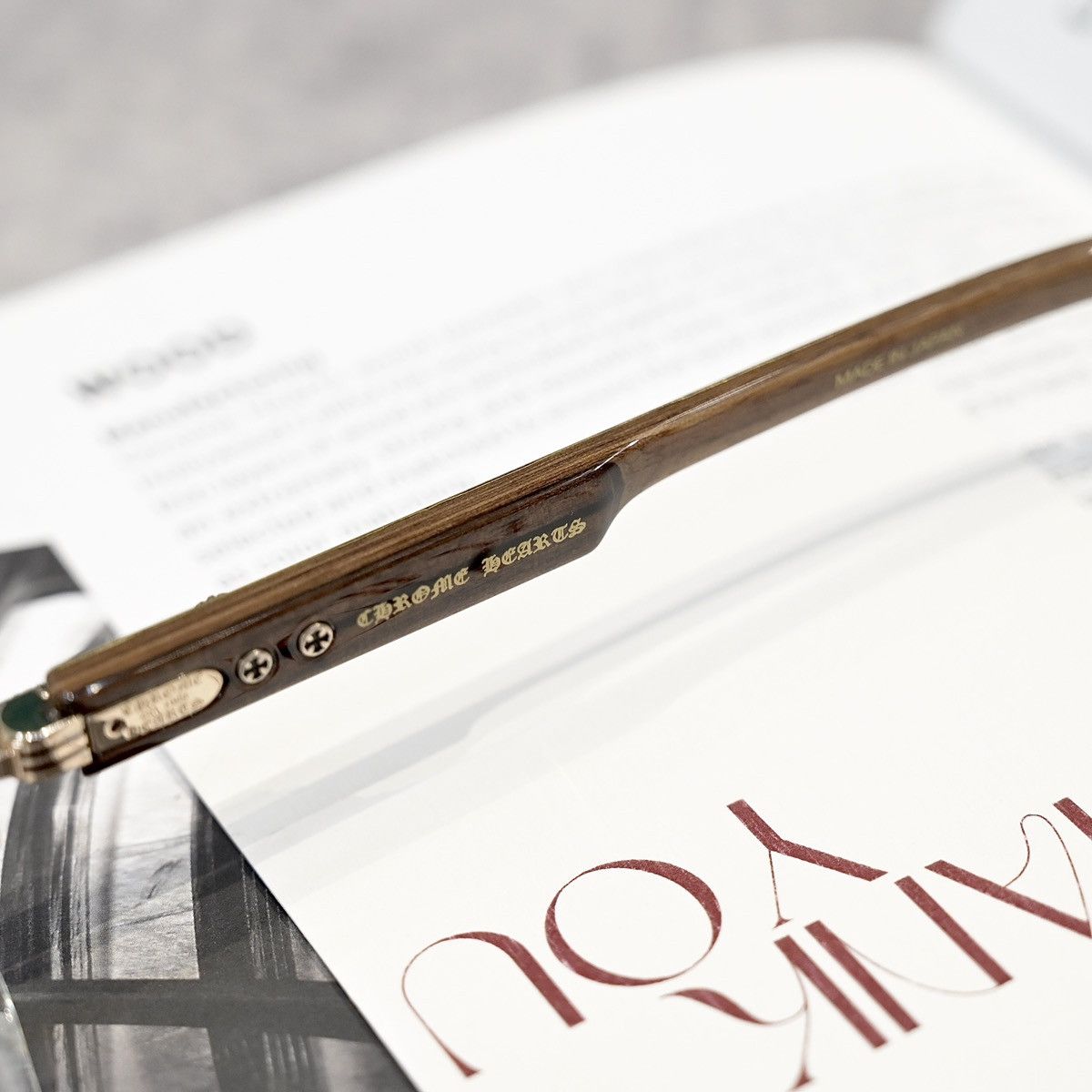 Chrome Hearts CHROME HEARTS DEEP I GP - WEWE - PIANO VARNISH 💎 GLASSES Size ONE SIZE - 14 Thumbnail