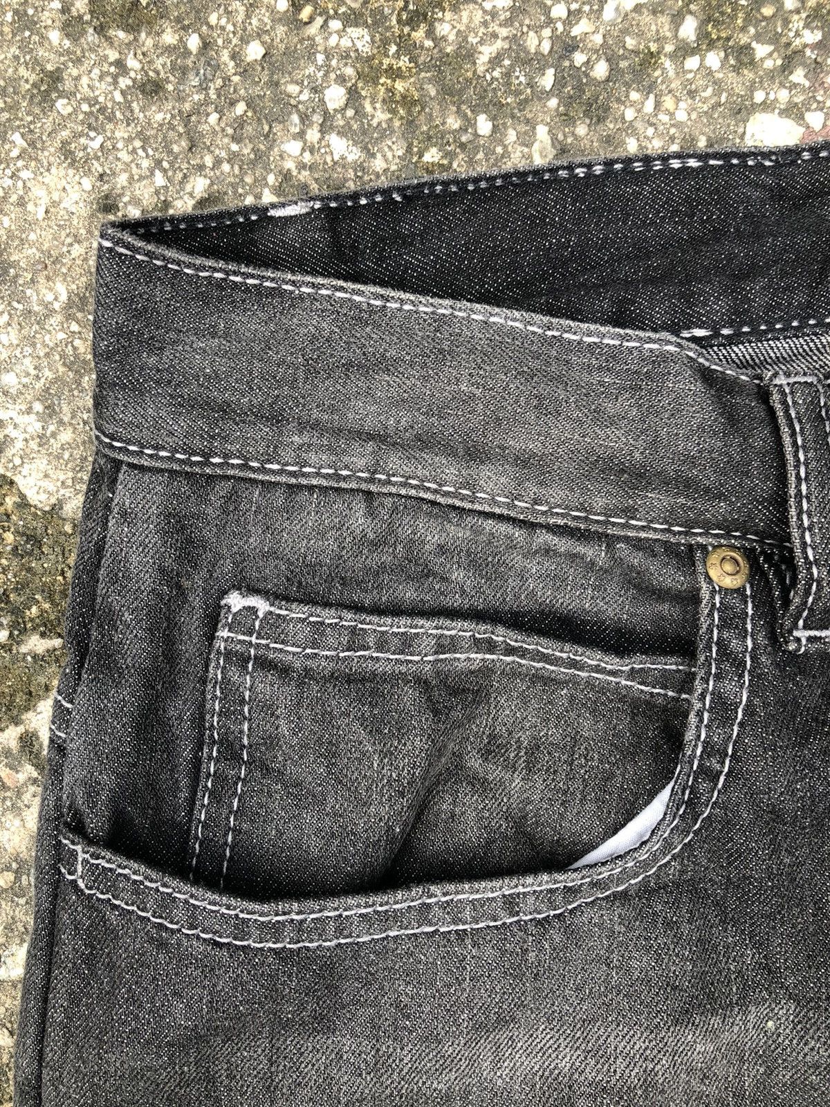 Japanese Brand 💥RARE!💥Vintage Komine Kevlar Protection Denim Baggy Jeans Size US 32 / EU 48 - 9 Thumbnail