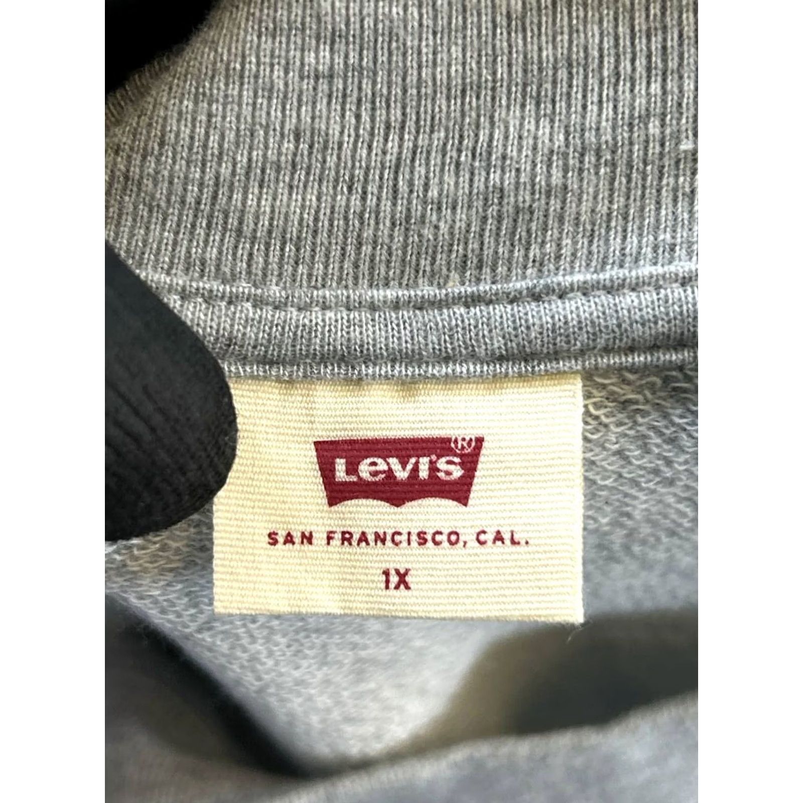 Levi's Levi's Sweatshirt Womens 1X Gray Cotton Blend Pullover Size XL / US 12-14 / IT 48-50 - 3 Thumbnail
