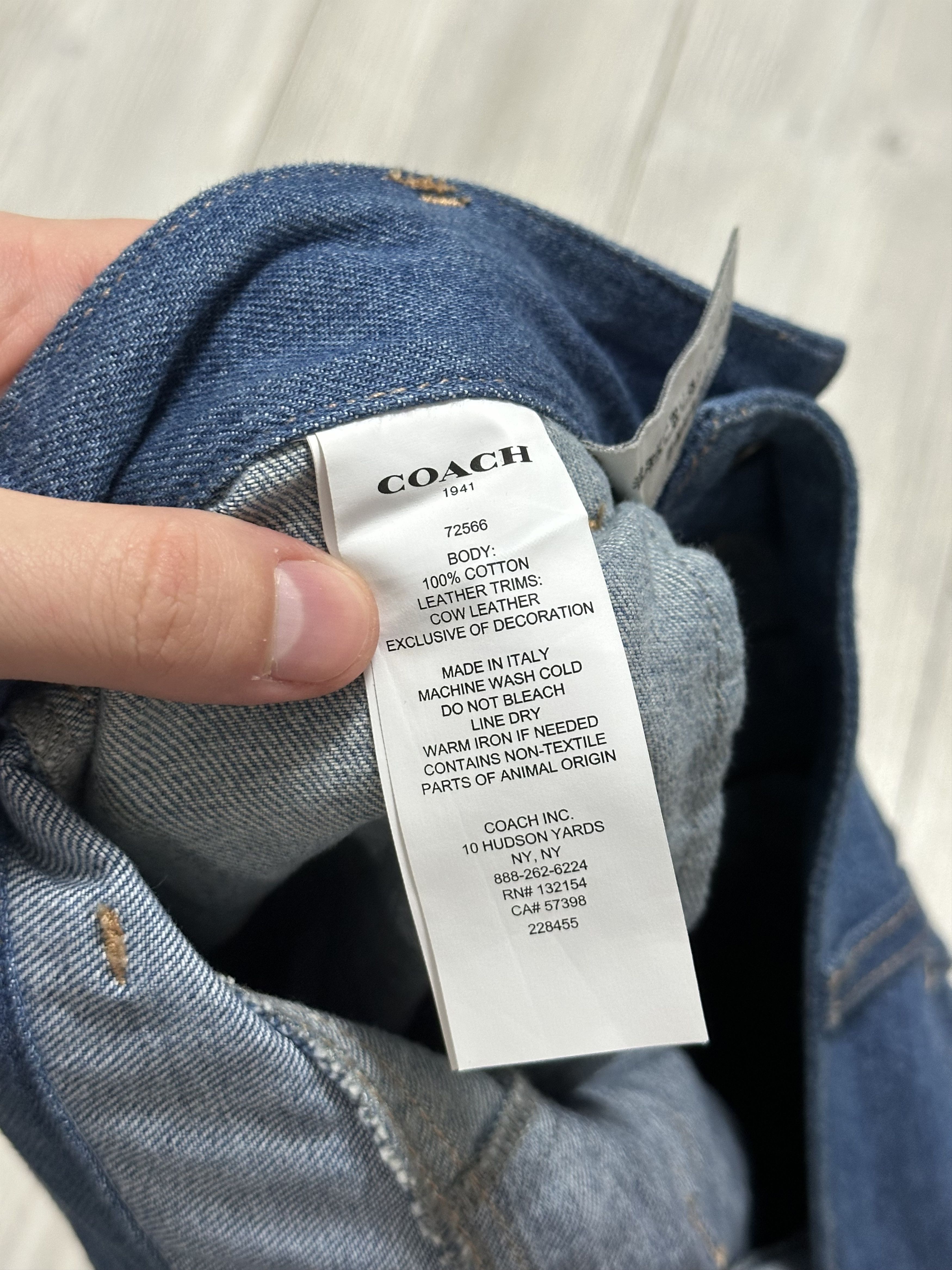 Coach Coach Vintage Denim Patchwork High Waist Jeans Size 4 Size 27" / US 4 / IT 40 - 9 Thumbnail