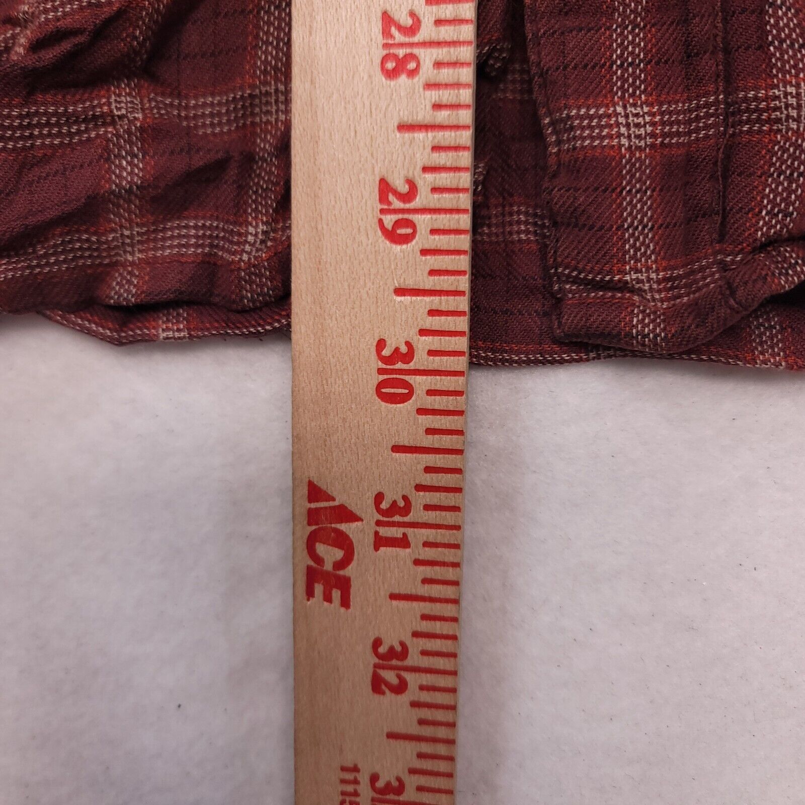 Guide Series Guide Series Windowpane Flannel Shirt Mens Size Large L Red Size US L / EU 52-54 / 3 - 6 Thumbnail