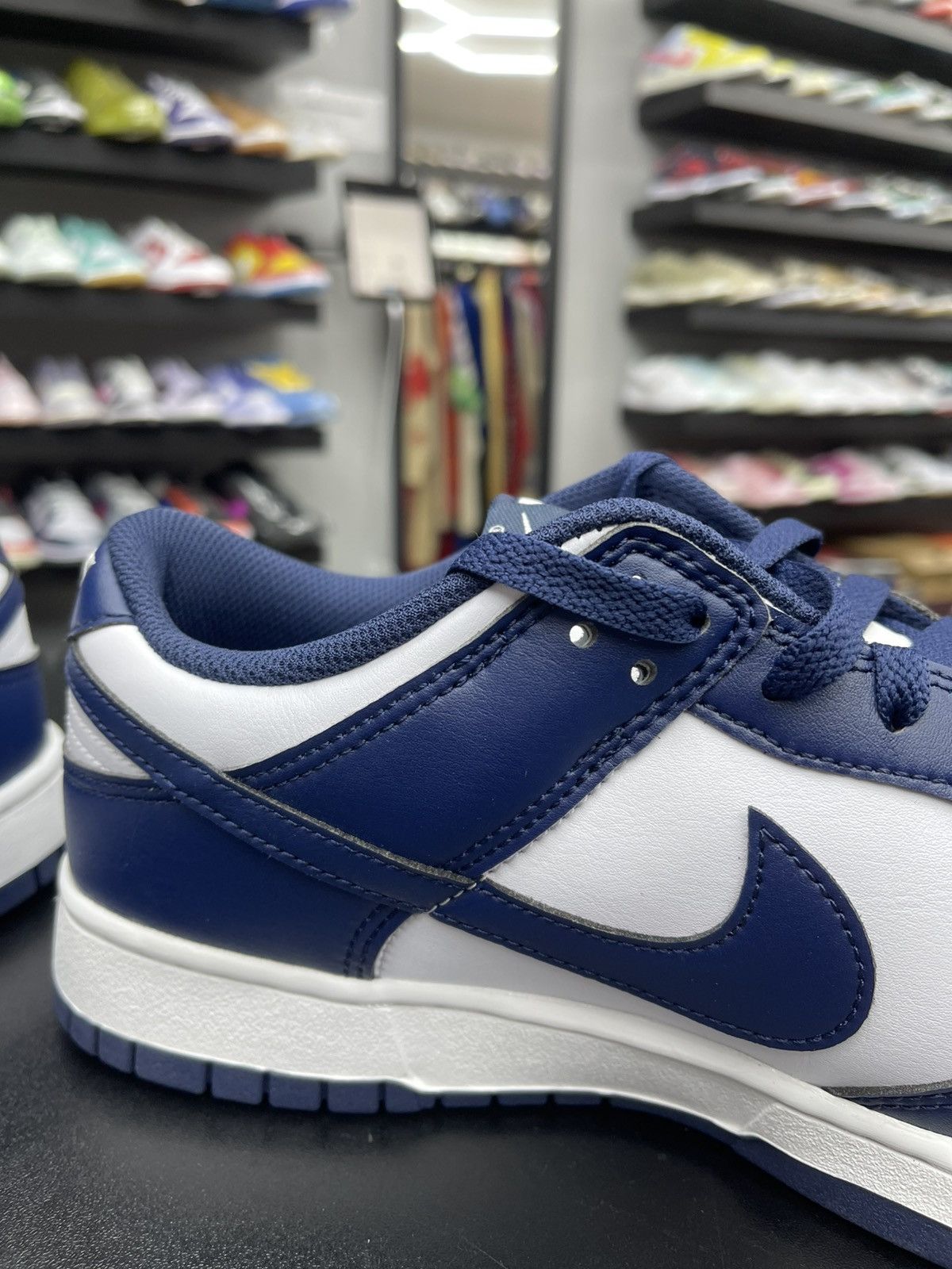 Nike Size 12 - Nike Dunk Low Midnight Navy Size US 12 / EU 45 - 6 Thumbnail