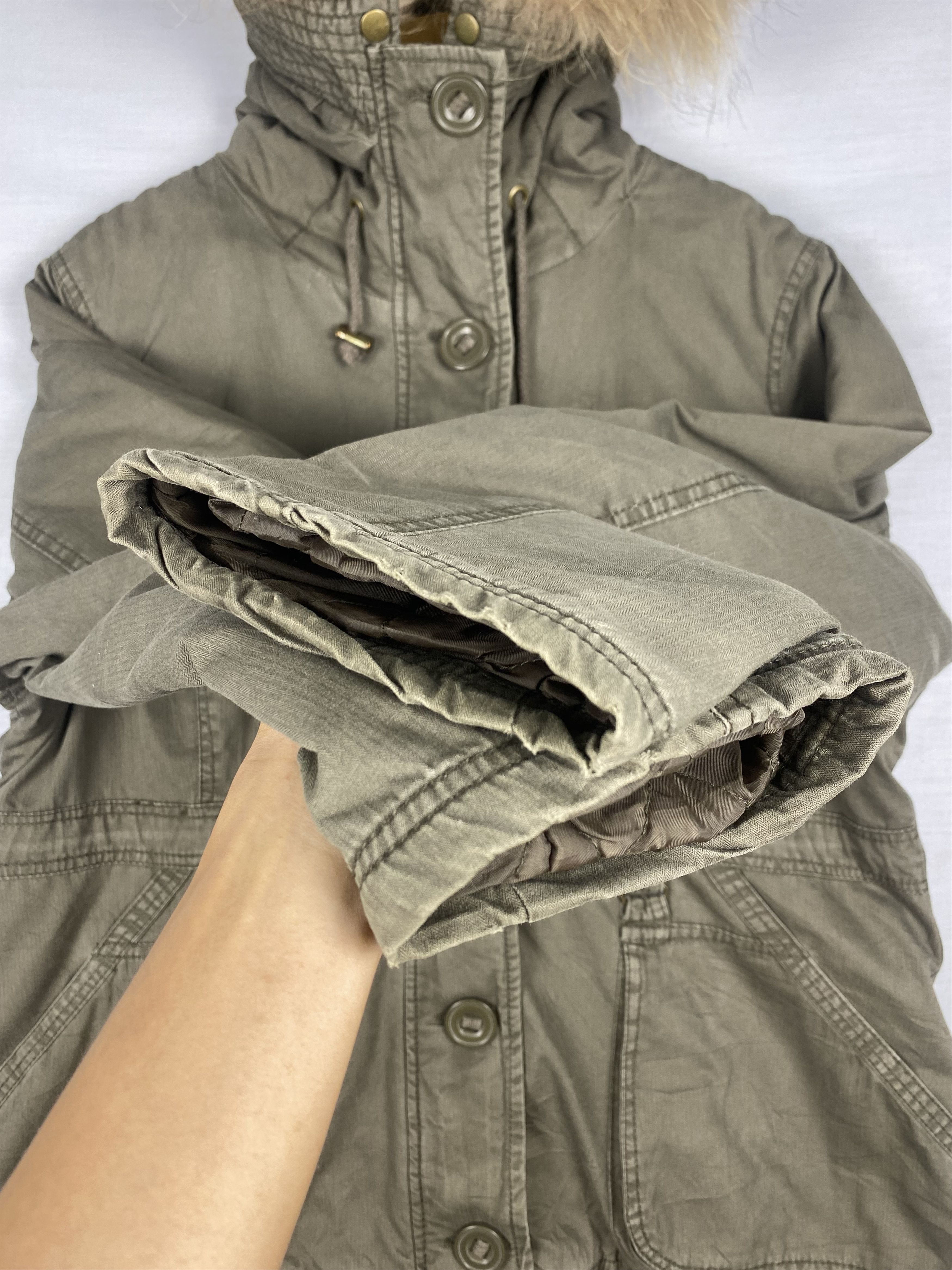 Japanese Brand Vintage Jinnee Sherpa Hoodie Zip Up Parka Jacket Size US XL / EU 56 / 4 - 6 Thumbnail