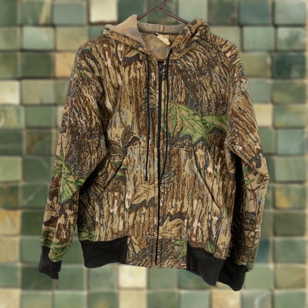 Realtree VINTAGE Sports Afield Realtree Full Zip Polyester Camo Jacket Mens M NWOT Size US M / EU 48-50 / 2 - 1 Thumbnail