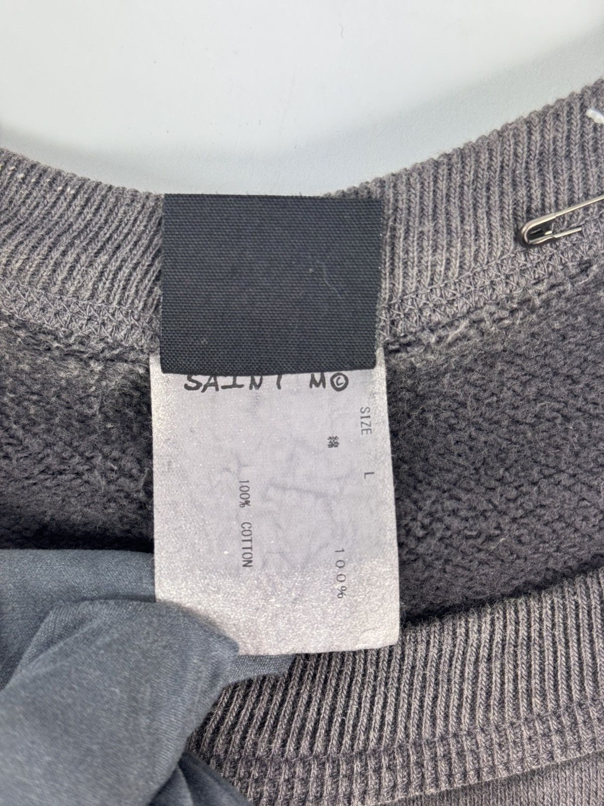 DENIM TEARS × Saint Michael LOGO PRINT SWEATSHIRT Size US L / EU 52-54 / 3 - 6 Thumbnail