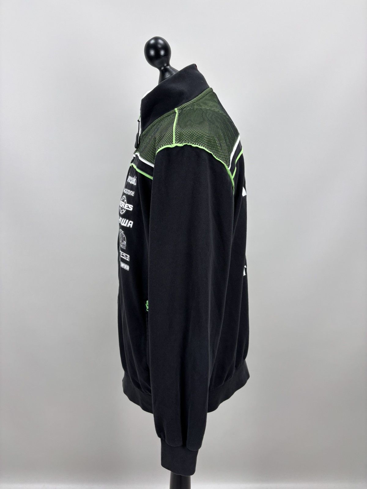 Other Mens sweatshirt full zip Kawasaki Size XXL Color Black/Green Size US XXL / EU 58 / 5 - 9 Thumbnail