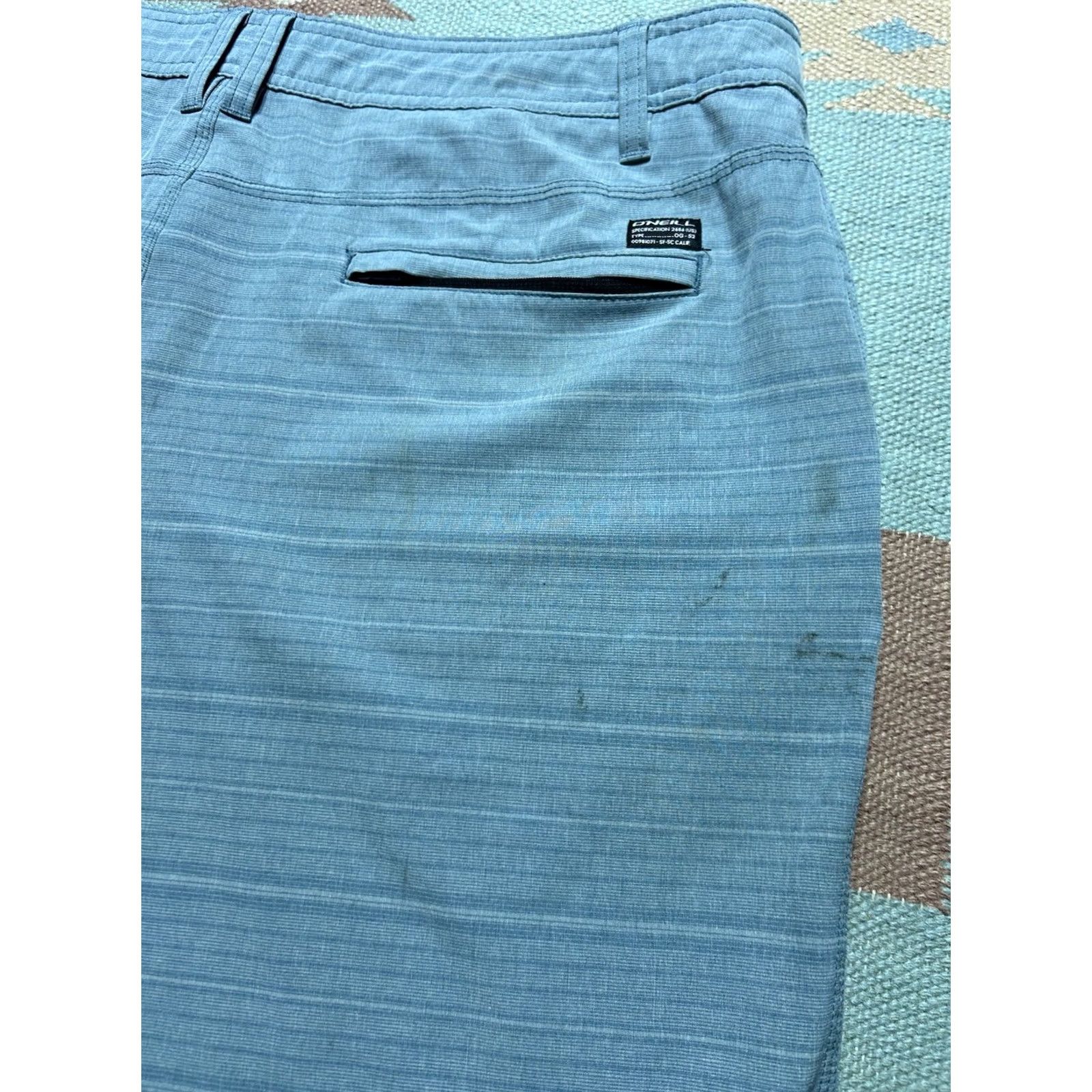 O'Neill O’Neill Board Shorts Men Beach Light Blue Lightweight 38 Blue Surf 9.5" Inseam 20" Outseam Mens Size US 38 / EU 54 - 7 Thumbnail