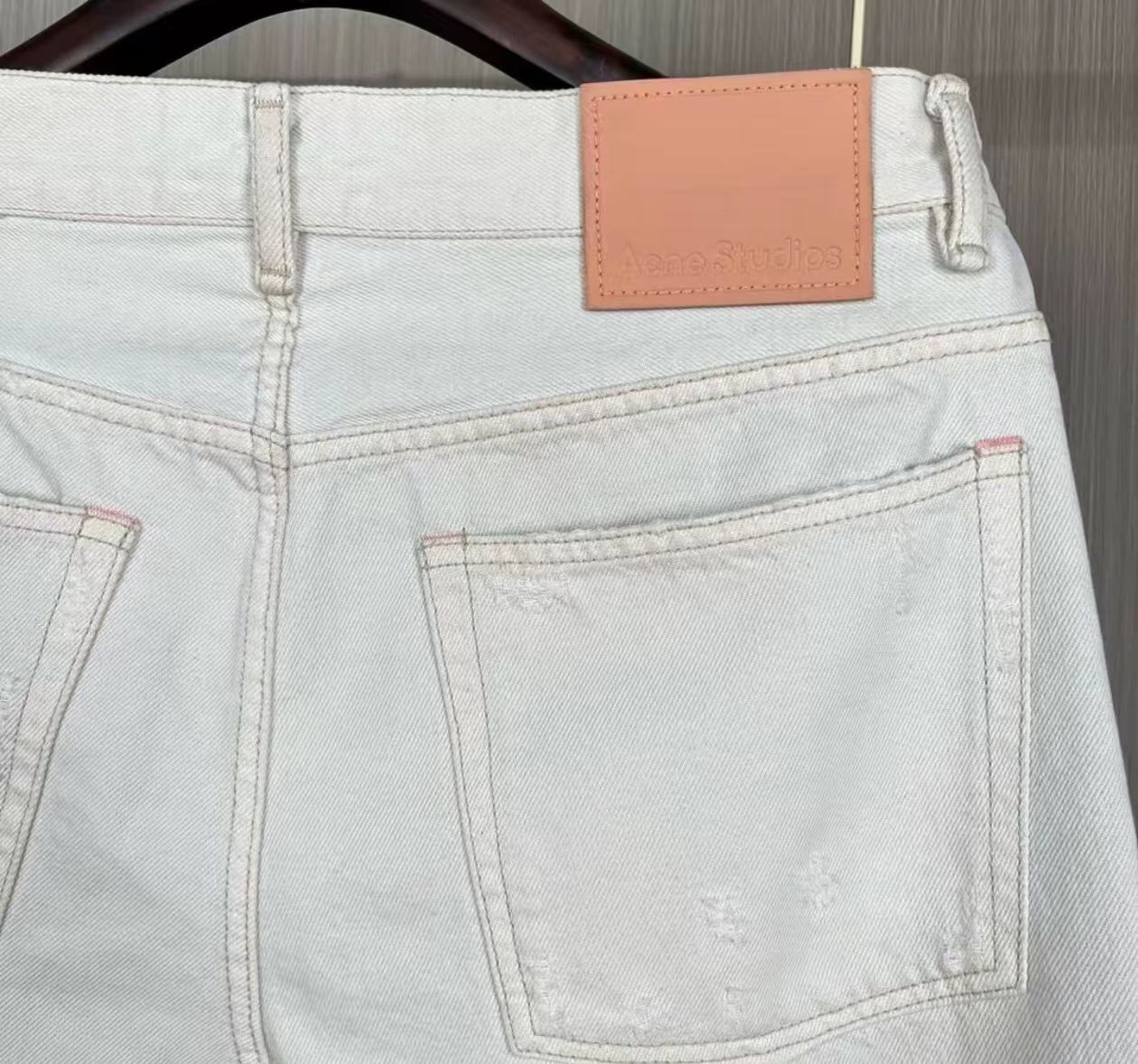 Acne Studios acne studios Off-white ripped jeans 2412-Nextarrow Size US 31 - 4 Thumbnail