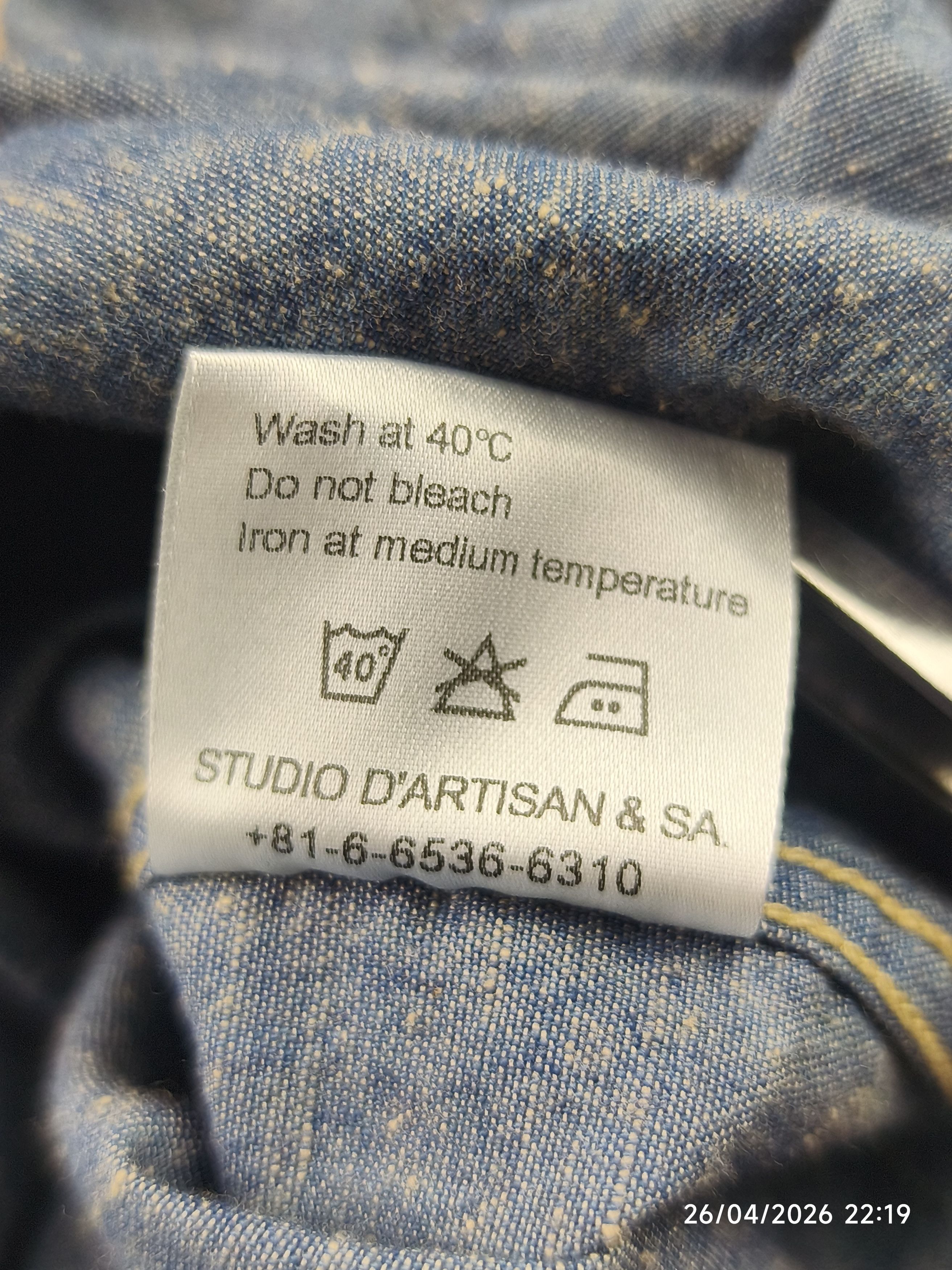 Orgueil Orgueil - studio d'artisan - classic chambray work shirt Size US S / EU 44-46 / 1 - 10 Thumbnail