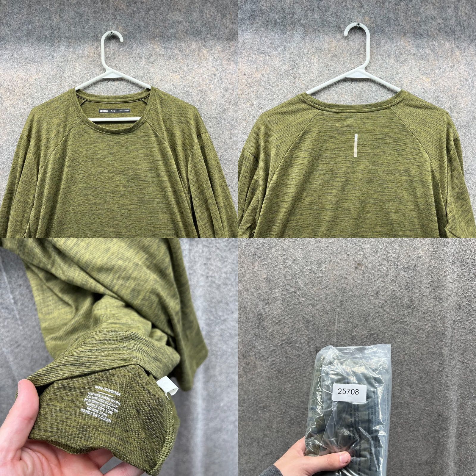 Vintage REI Shirt Men XL Heather Green Long Sleeve Crewneck Logo All Seasons T-Shirt Regular Size US XL / EU 56 / 4 - 8 Thumbnail