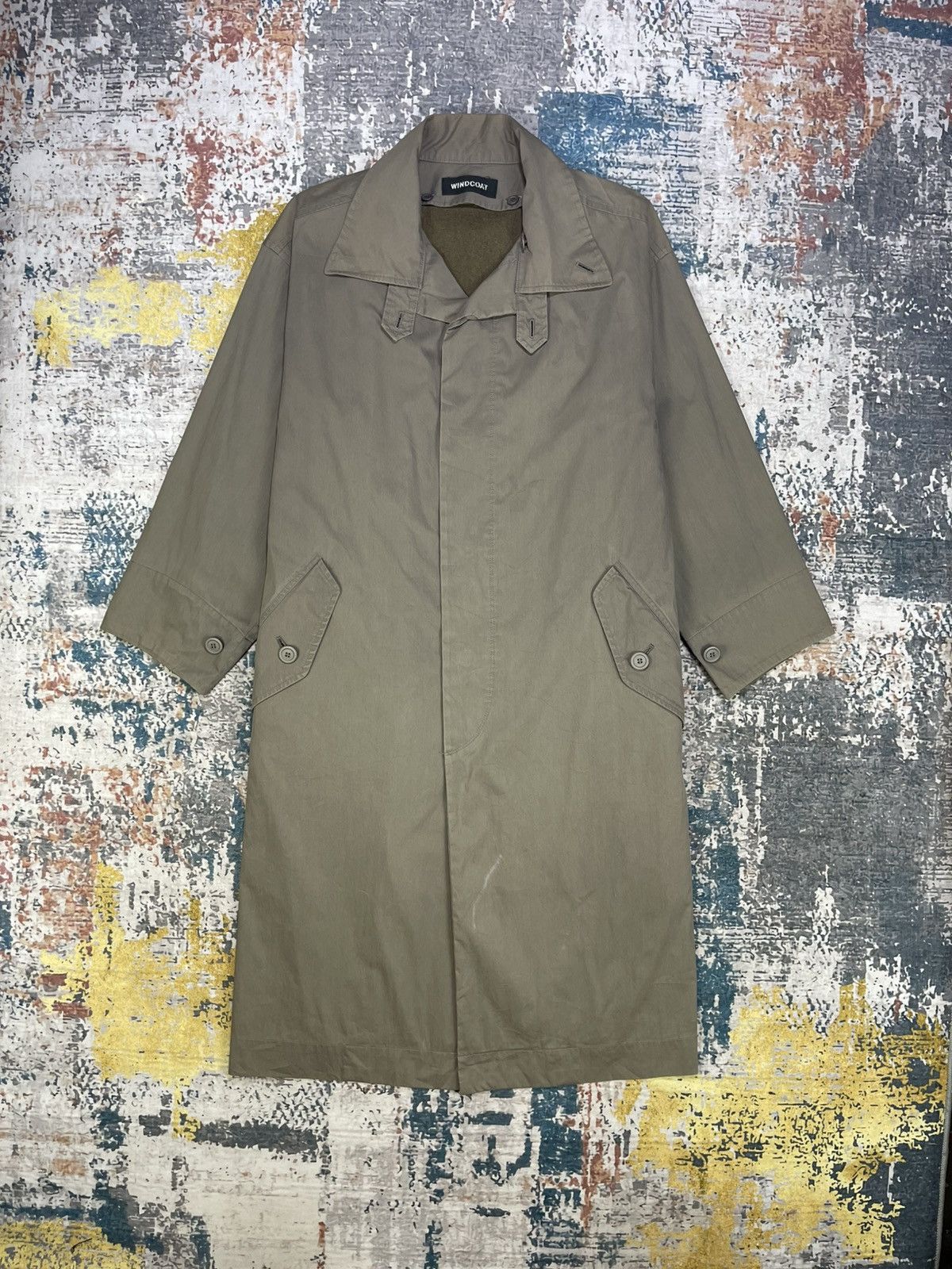 Issey Miyake SS 2002 Issey Miyake Windcoat Trench Jacket Size US M / EU 48-50 / 2 - 3 Thumbnail