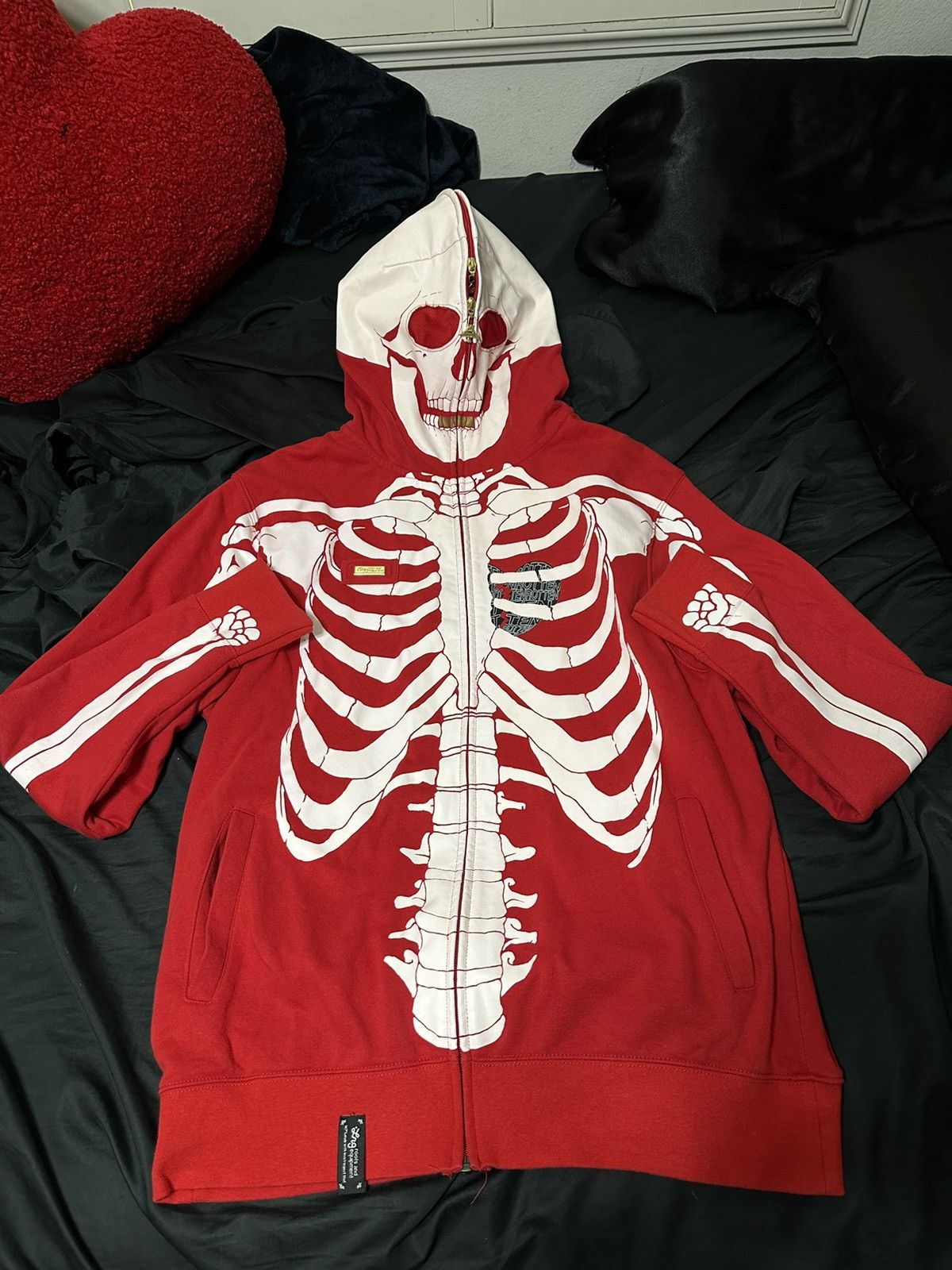 Lrg full zip skeleton hoodie best sale