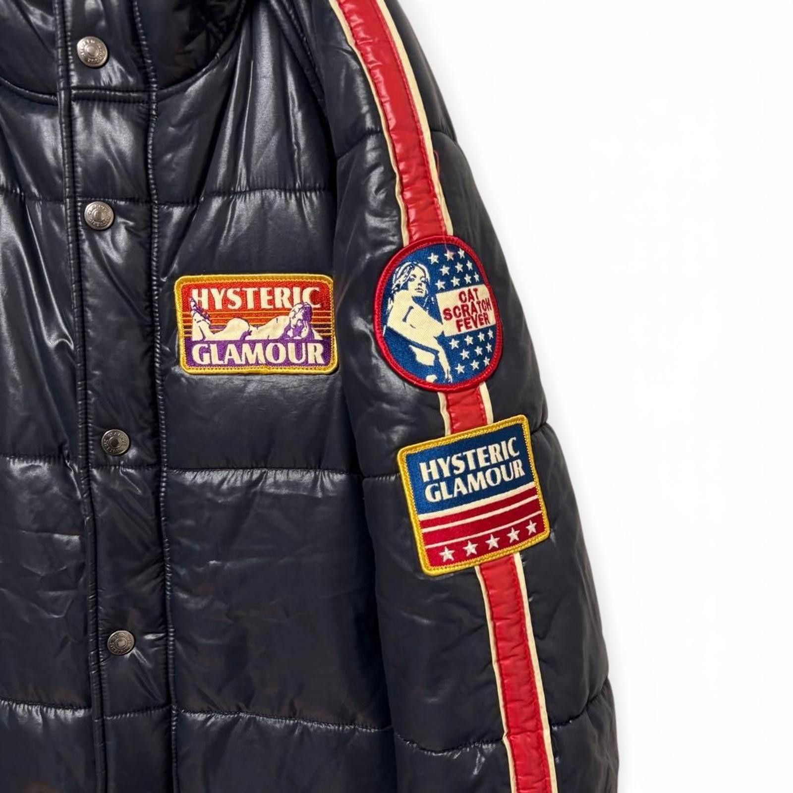 Hysteric Glamour Hysteric Glamour - Black Hooded Puffer Jacket Red Size US M / EU 48-50 / 2 - 5 Thumbnail