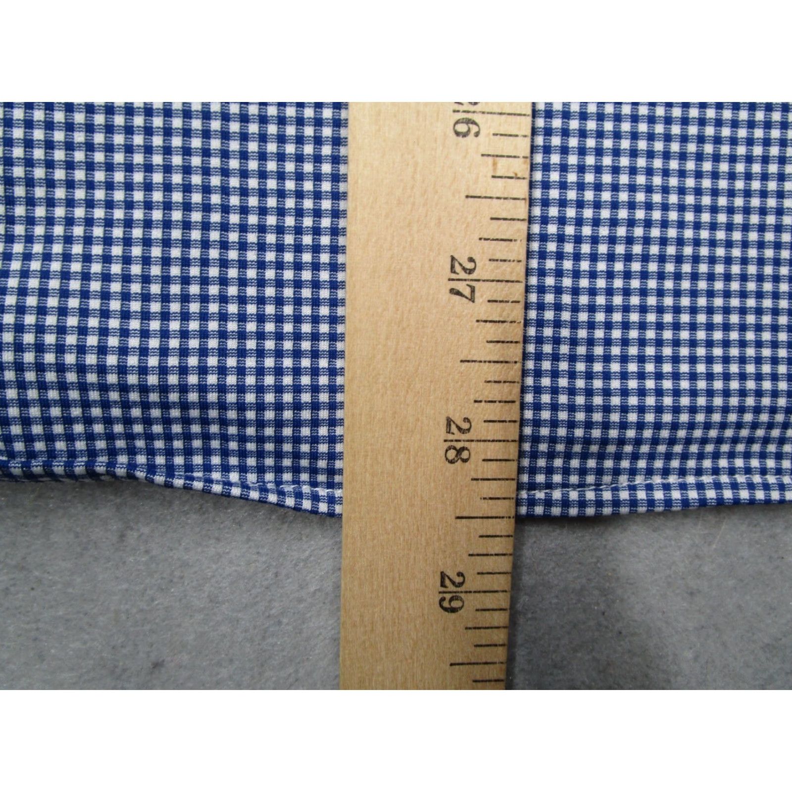 Mizzen+Main Mizzen+Main Shirt Mens Medium Trim Fit Spinnaker Blue Check Made in USA Size US M / EU 48-50 / 2 - 7 Thumbnail