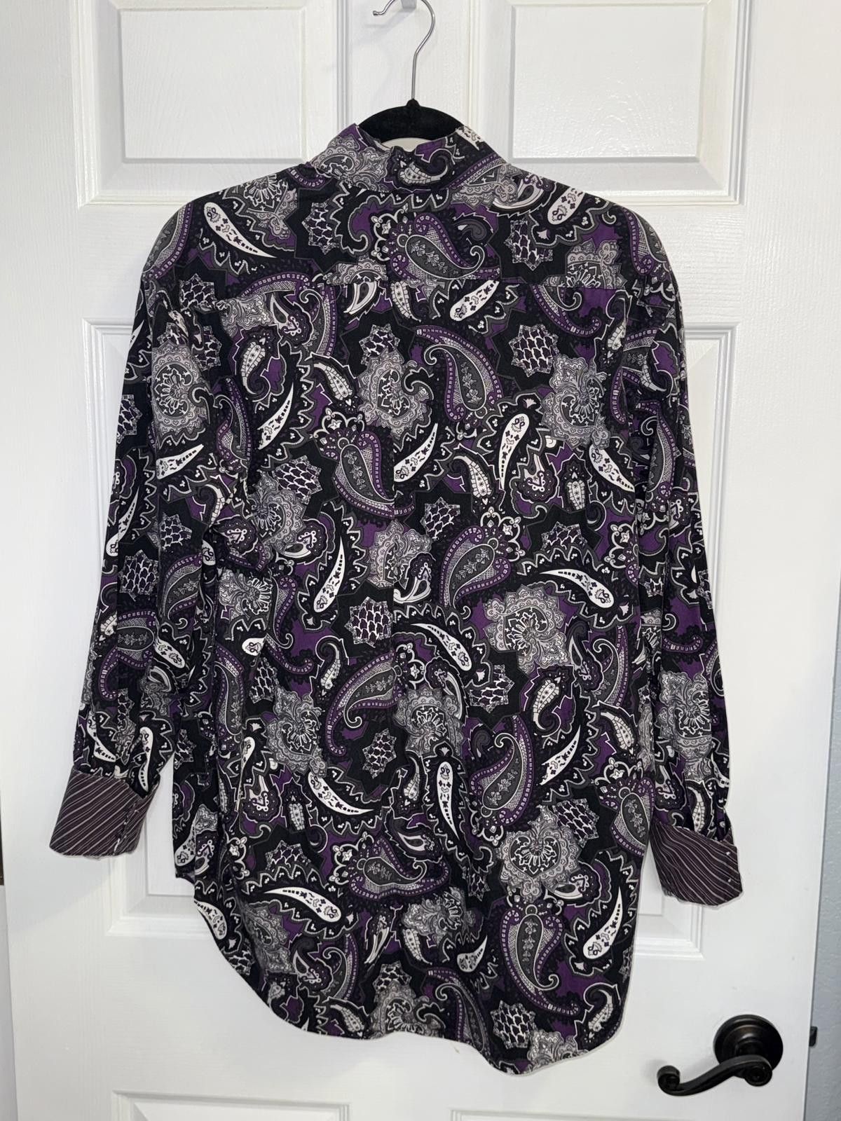 Tailorbyrd Tailorbyrd Vintage Men's Paisley Button Down Shirt L Size US L / EU 52-54 / 3 - 1 Thumbnail