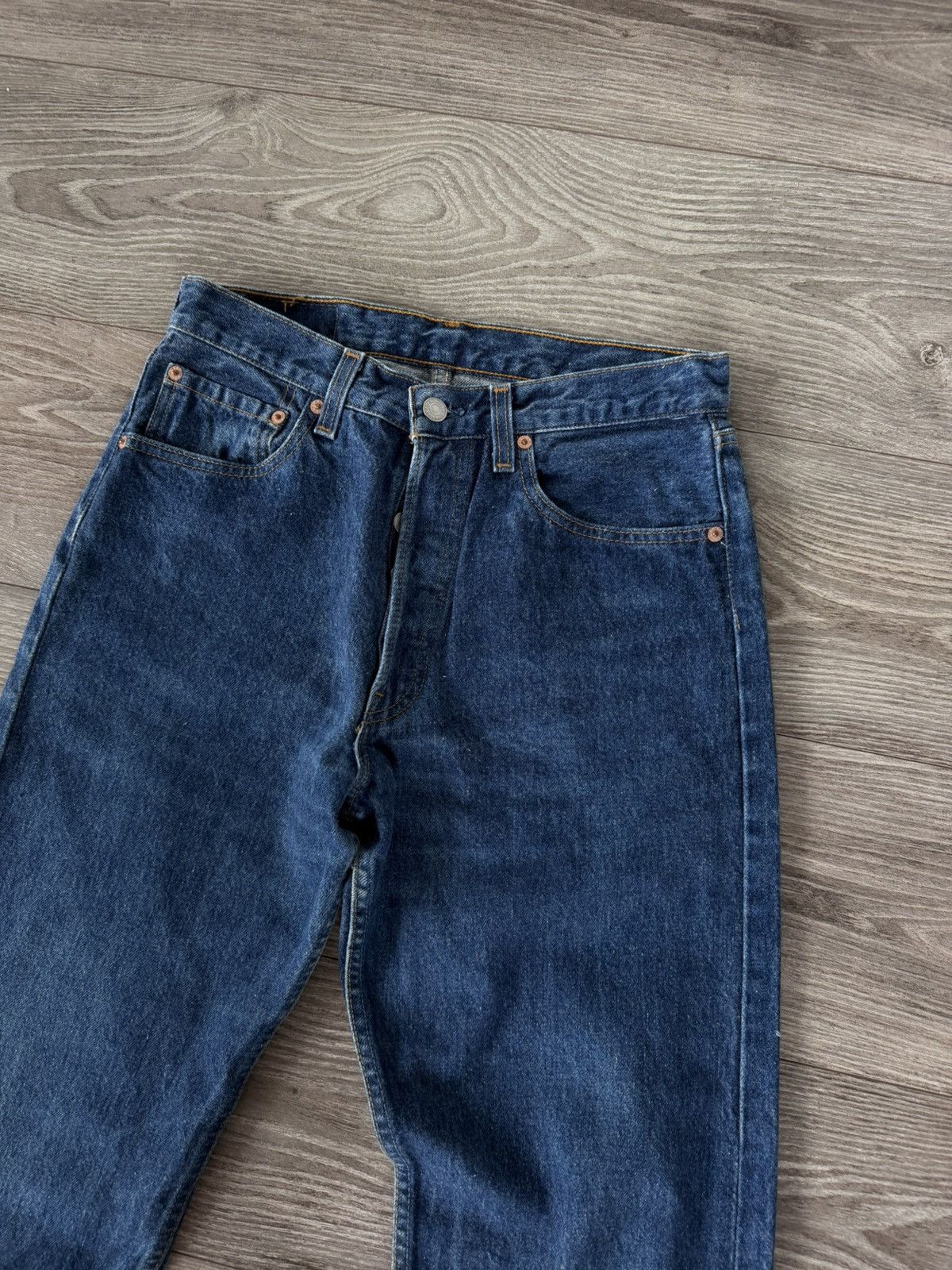 Levi's ‼️Vintage Levi’s Grey 501 Red Tab Denim Made in USA🇺🇸Jeans‼️ Size US 31 - 7 Thumbnail