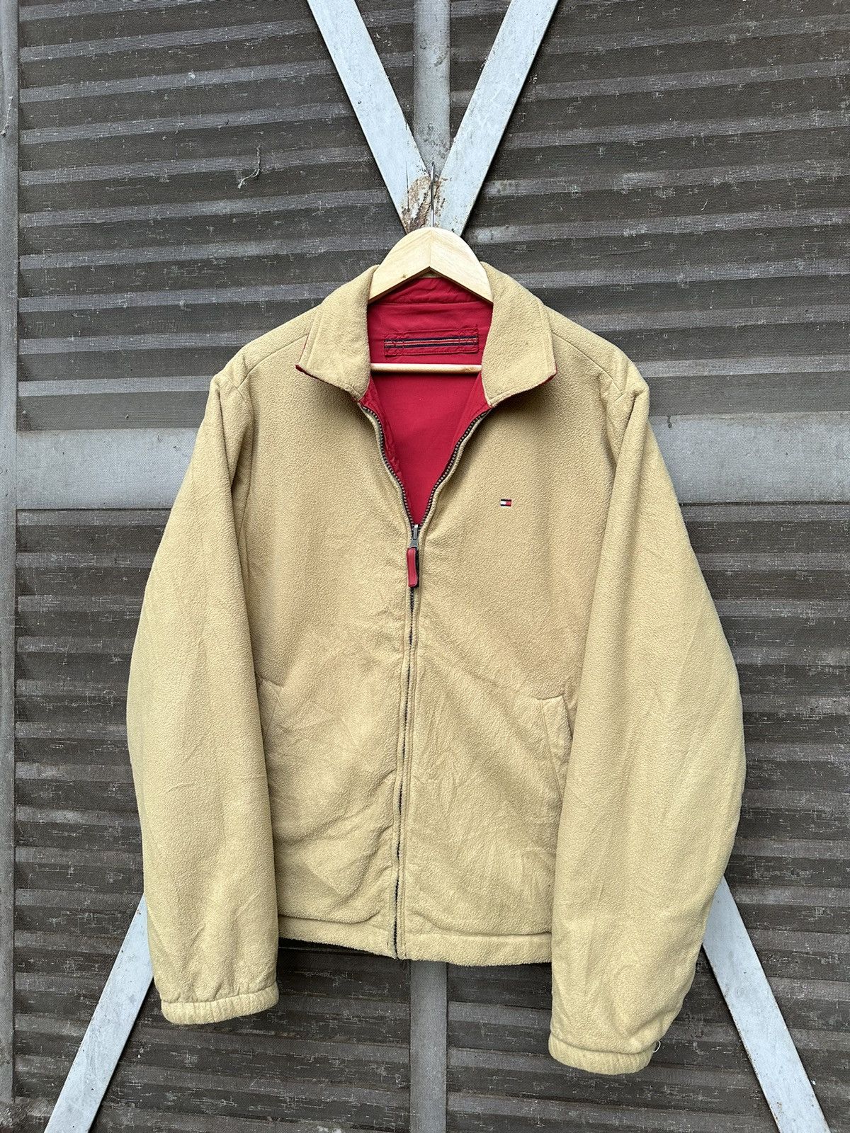 Tommy Hilfiger 👹Tommy Hilfiger Fleece Lined Reversible Jacket Size US L / EU 52-54 / 3 - 2 Thumbnail