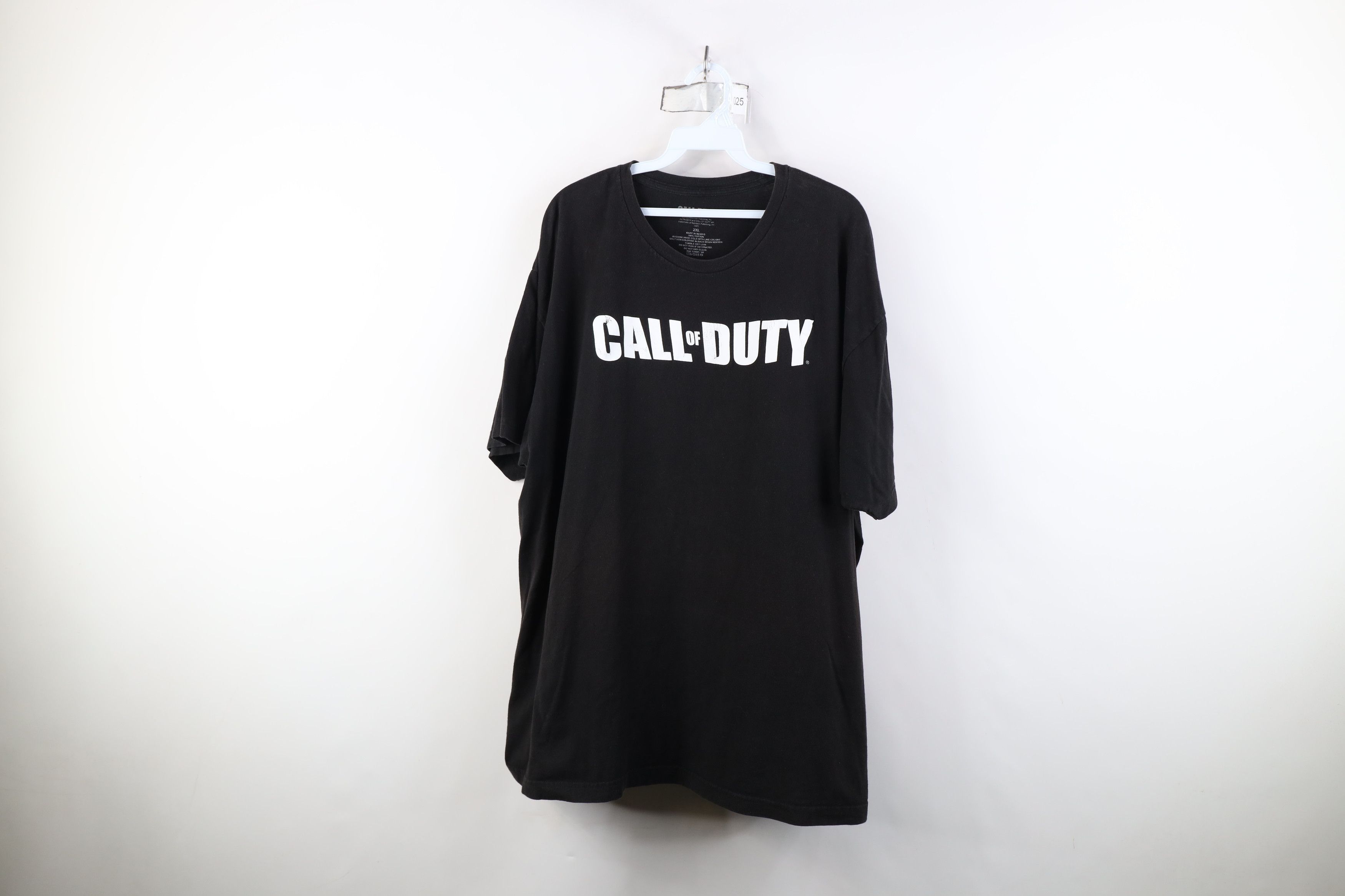 Vintage Y2K Streetwear Spell Call of Duty Video Game T-Shirt Black Size US XXL / EU 58 / 5 - 1 Thumbnail