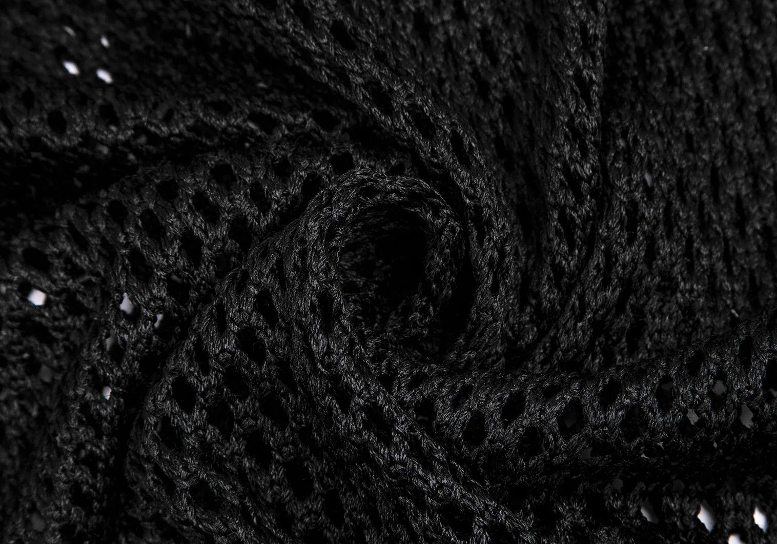 Yohji Yamamoto Yohji Yamamoto Fishnet Knit Vest Black M Size US M / EU 48-50 / 2 - 11 Thumbnail