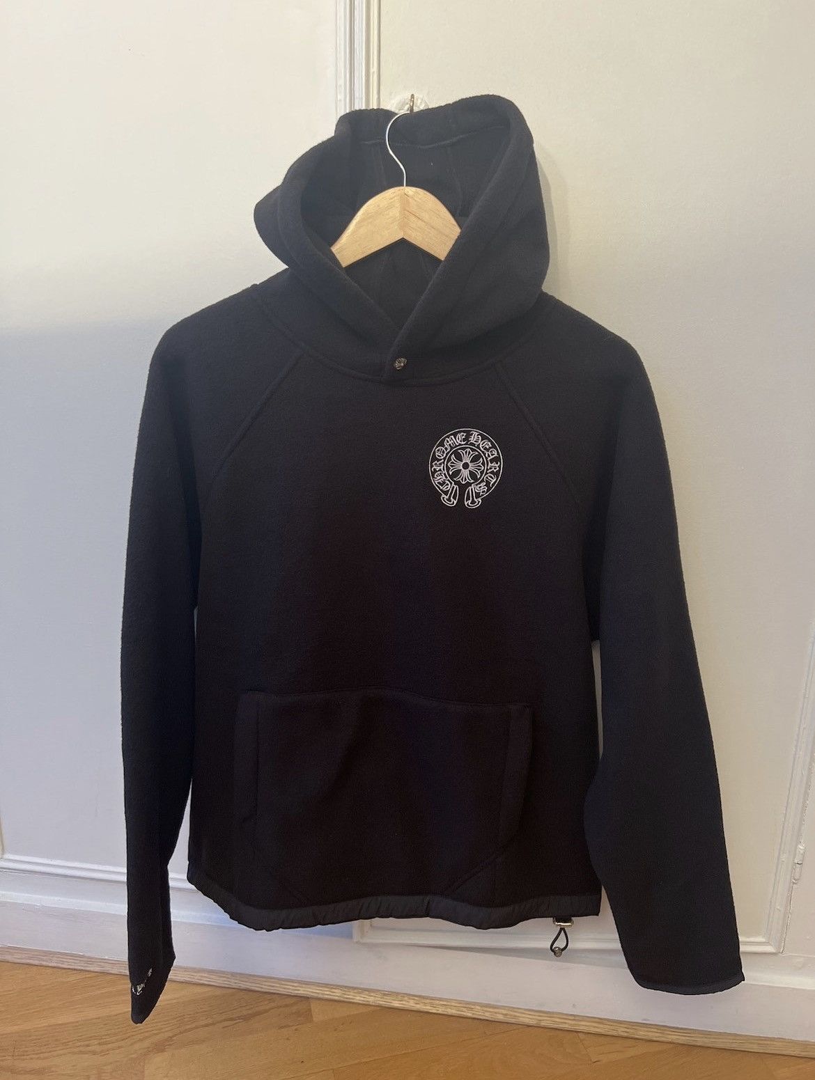 image of Chrome Hearts Polar Hoodie in Black, Men's (Size Medium)