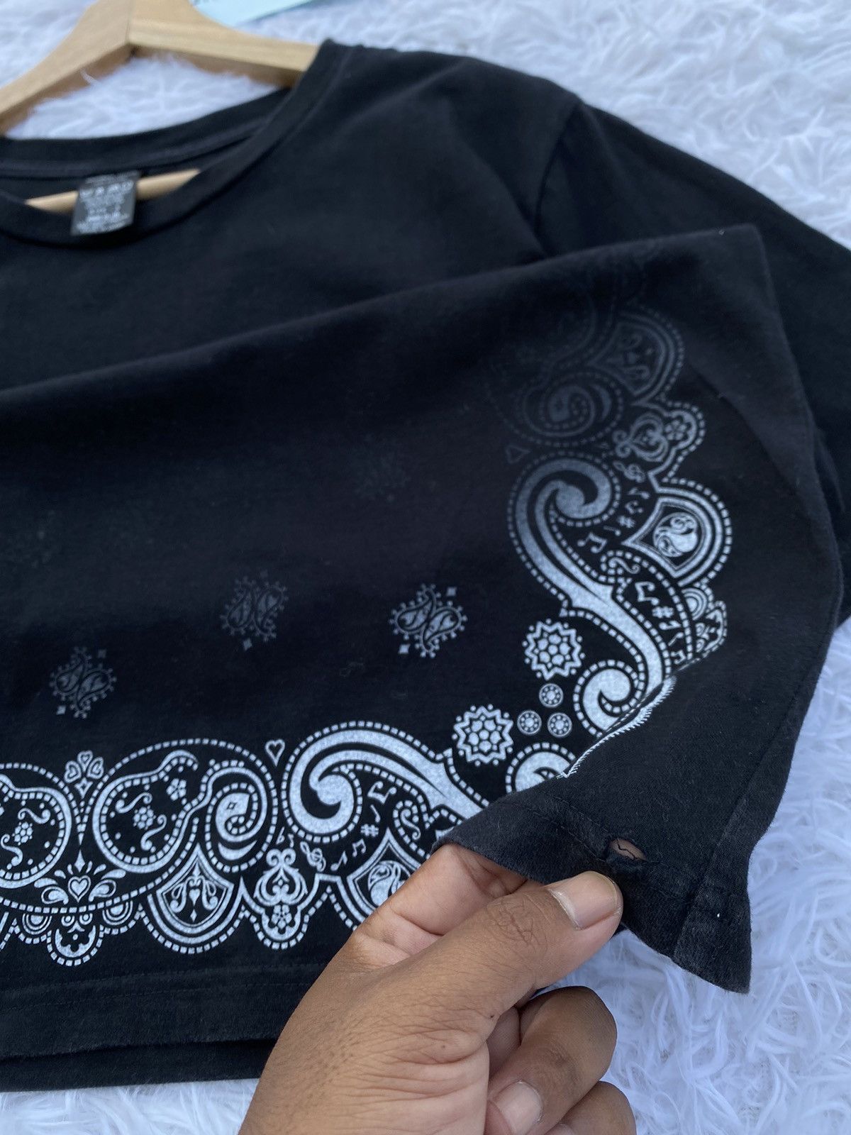 Number (N)ine Rare Number Nine The SOLOIST Rare Paisley Print Tshirt Size US L / EU 52-54 / 3 - 14 Thumbnail