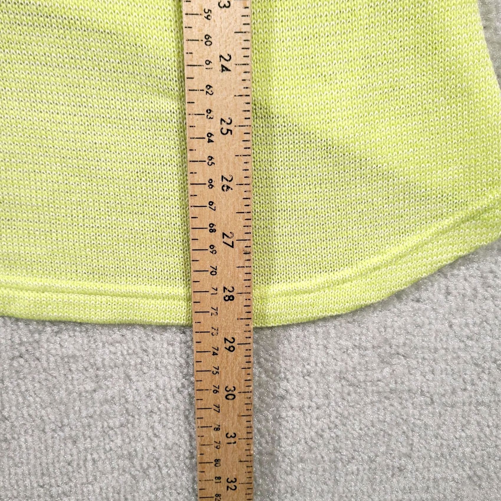 Vintage Maurices Tank Top Adult Large Lime Green Pocket Stretch Scoop Neck Womens Size L / US 10 / IT 46 - 6 Thumbnail