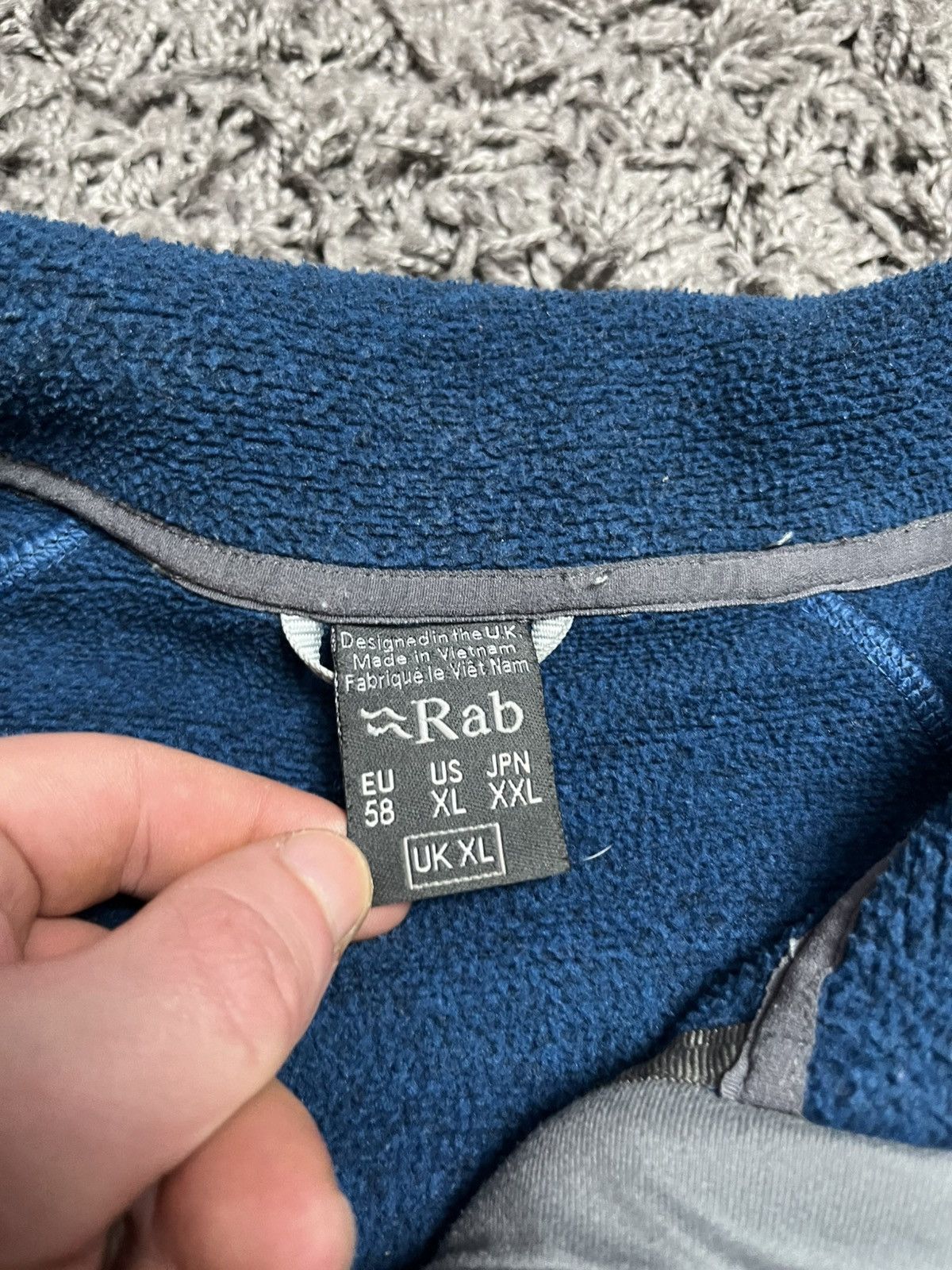 Rab Rab Quest Pull-On Fleece Jacket Gorpcore Blue Size US XL / EU 56 / 4 - 4 Thumbnail
