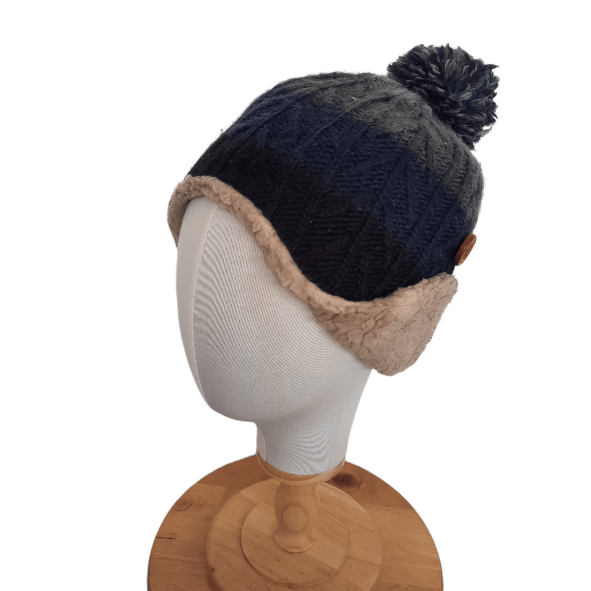 image of Columbia Stripes Earflap Beanie Hat, Men's