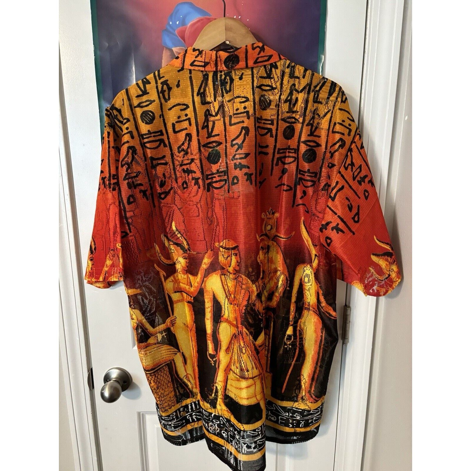Other vintage Zam Egyptian Hawaiian red black Shirt XL Deadstock Size US XL / EU 56 / 4 - 5 Thumbnail