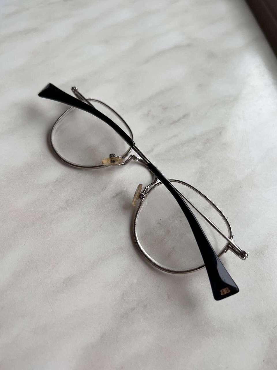 Baldinini × Designer Gimmy Baldinini Chrome Eyeglasses Vintage Eyewear's Italy Size ONE SIZE - 2 Thumbnail