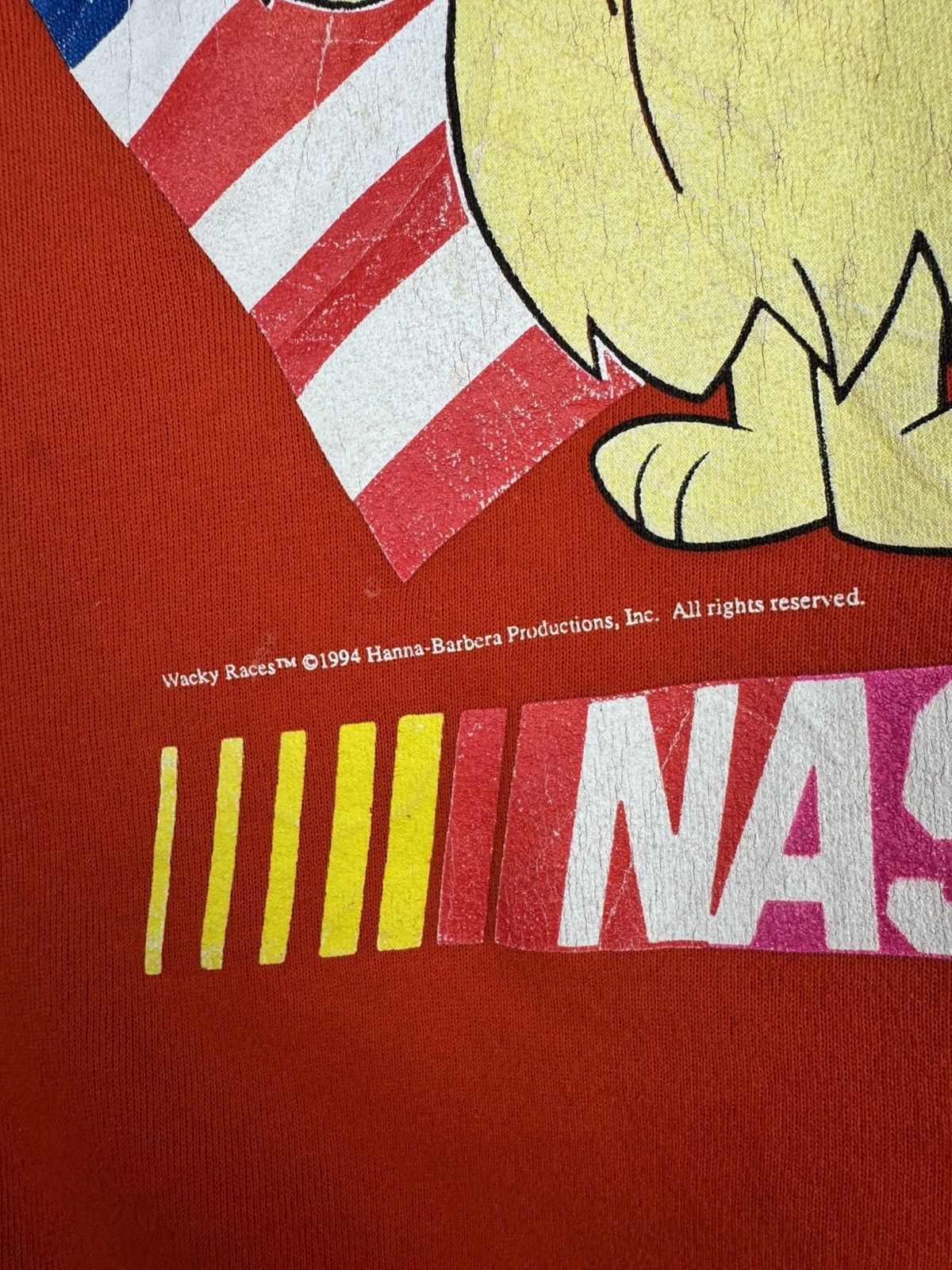 NASCAR Vintage 90s Wacky Races Nascar Sweatshirt Made in USA Size US M / EU 48-50 / 2 - 7 Thumbnail