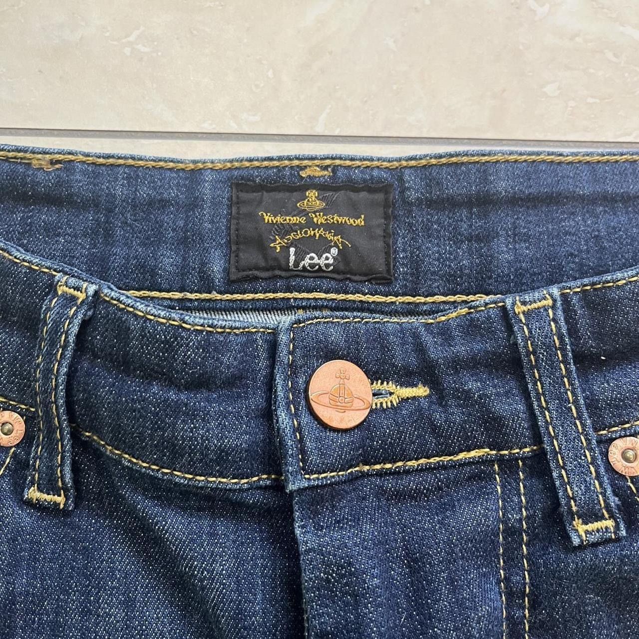 Lee × Vivienne Westwood Vivienne Westwood x Lee Navy Denim Jeans Size 28" / US 6 / IT 42 - 7 Thumbnail