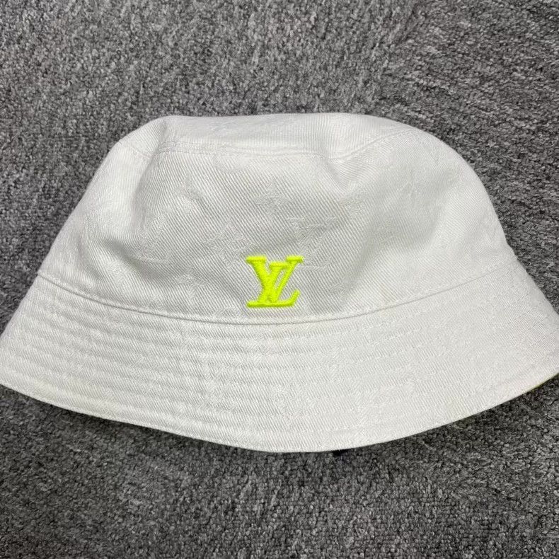 Louis Vuitton Louis Vuitton Cyan LV logo fisherman's hat Size ONE SIZE - 2 Thumbnail