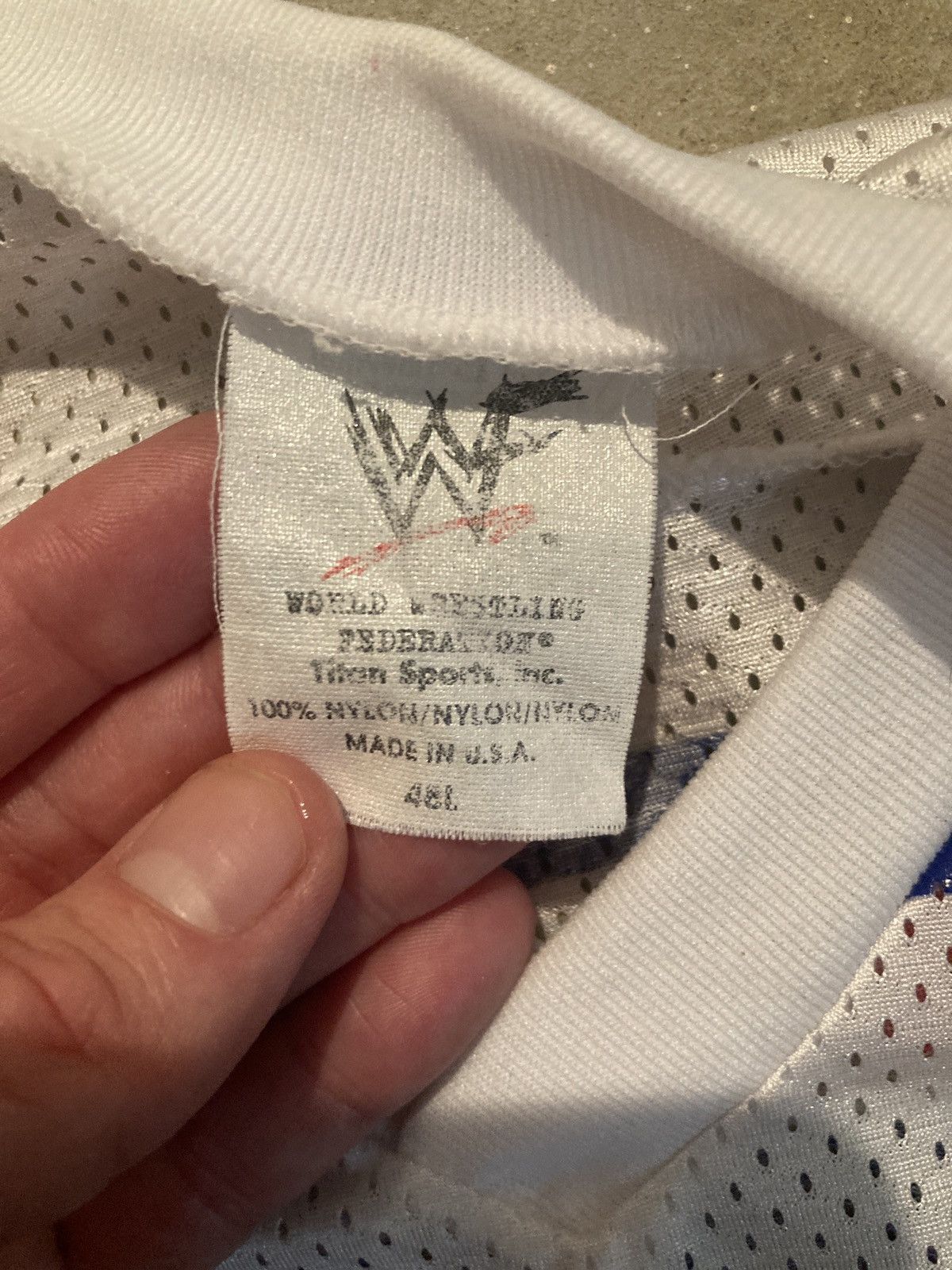 Vintage × WWF VTG Y2J Jericho WWF Wrestling Hockey Jersey XL Size US XL / EU 56 / 4 - 4 Thumbnail