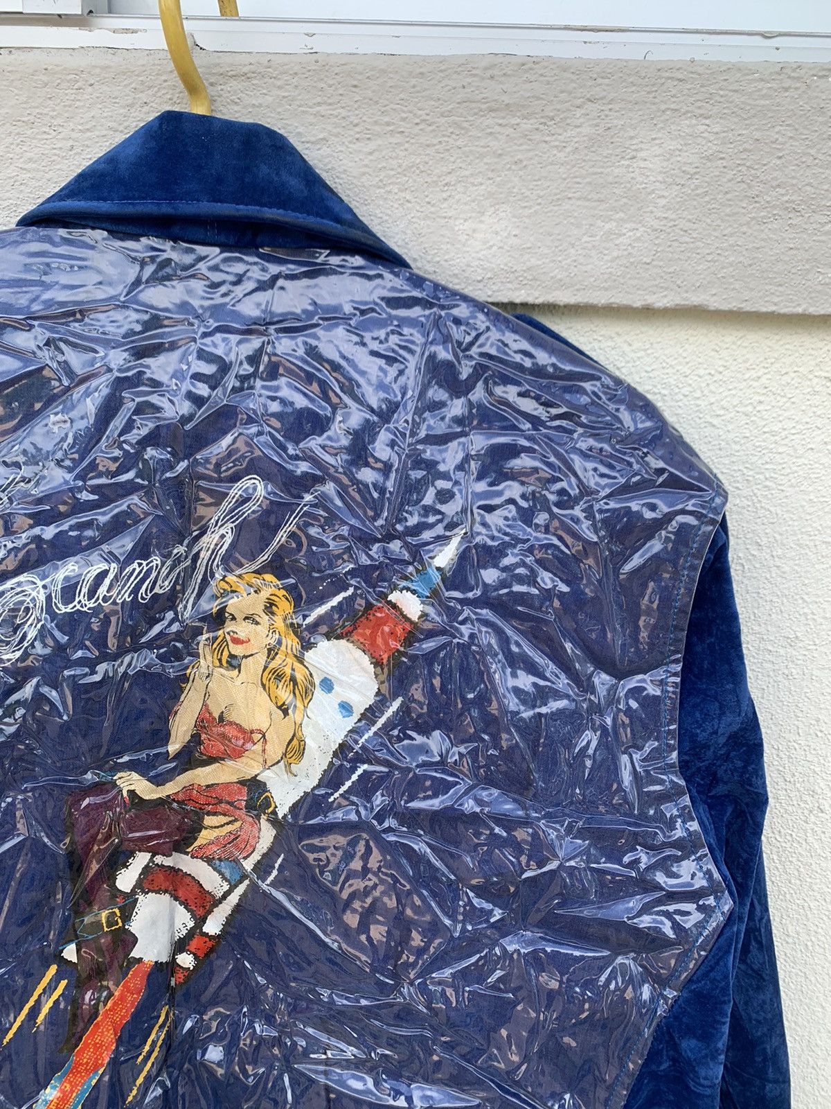 GOREWEAR × The Unbranded Brand Velvet Rider Style Jacket With Nice Print Rocket Ladies Size US M / EU 48-50 / 2 - 12 Thumbnail