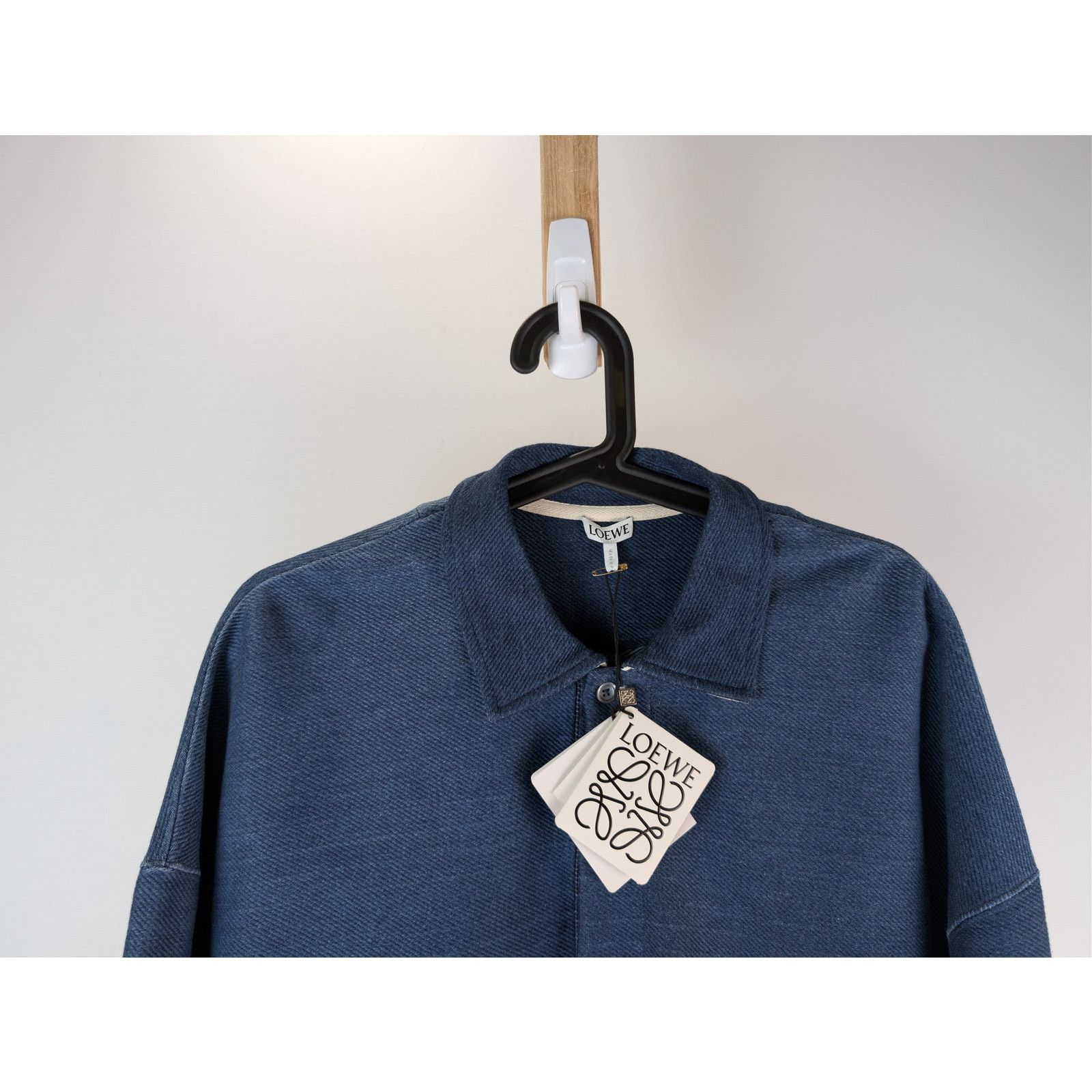 Loewe o1rshd1 Polo Sweatshirt in Azul Size US M / EU 48-50 / 2 - 3 Thumbnail