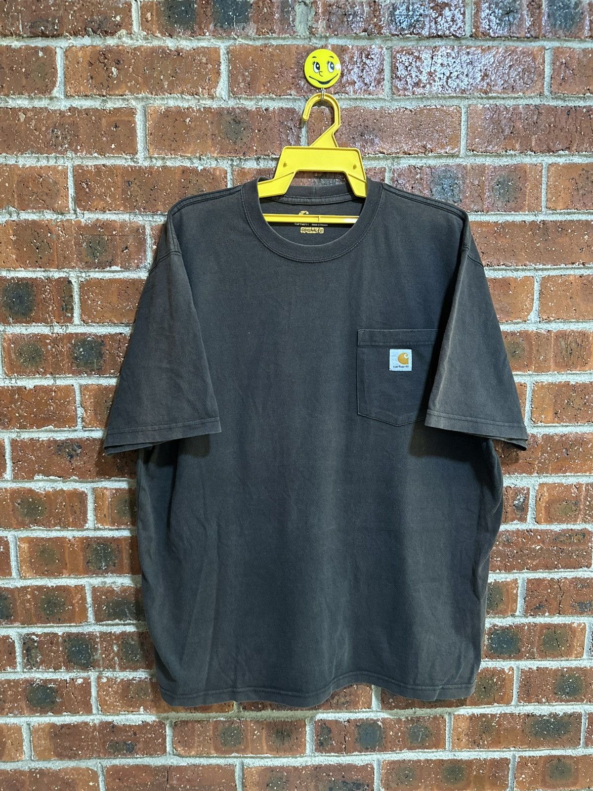 Carhartt × Vintage Vintage Carhartt Pocket Tee Sun Faded Size US L / EU 52-54 / 3 - 1 Thumbnail