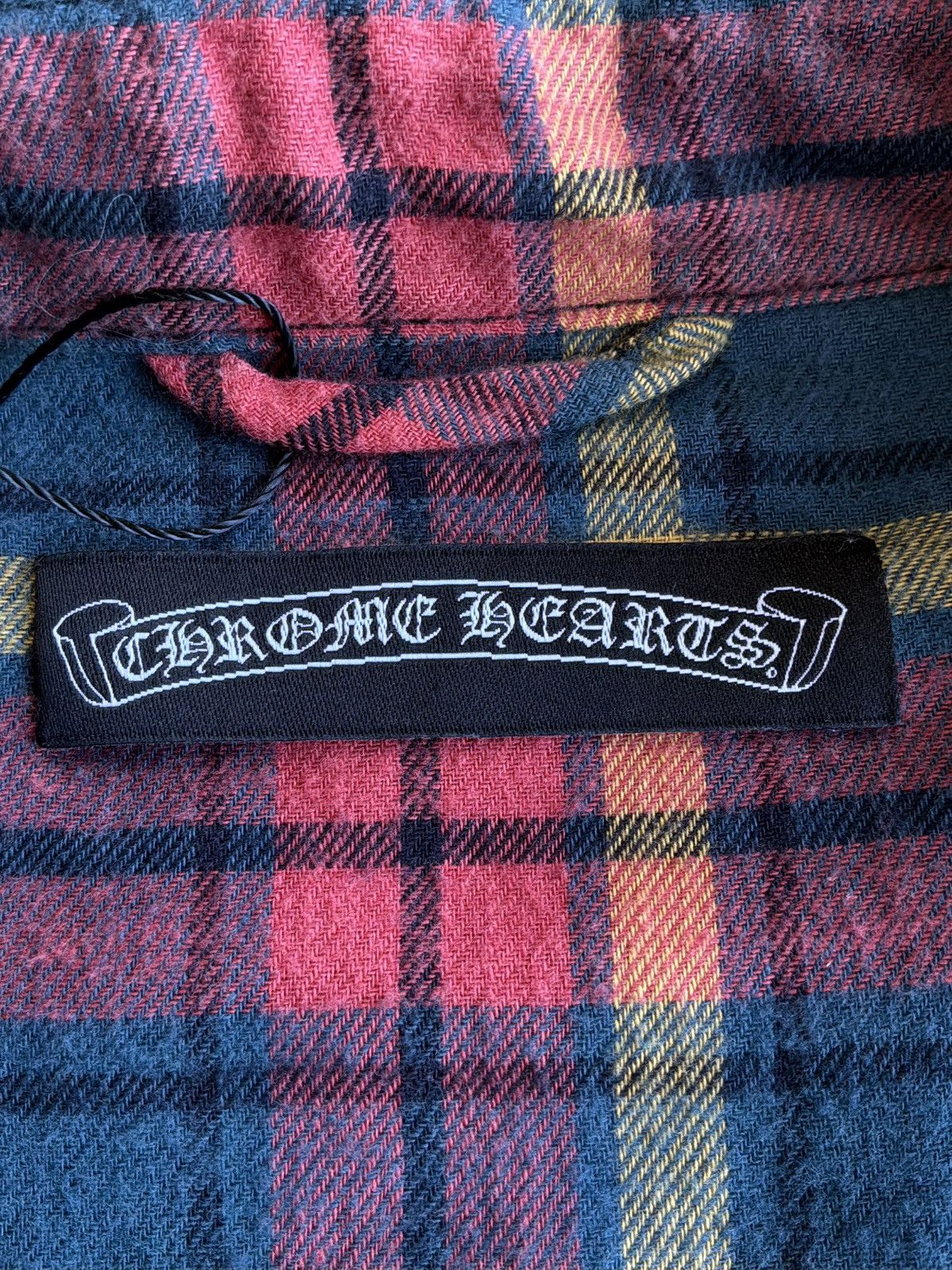 Chrome Hearts Chrome Hearts - Plaid Dual Cross Patch Flannel Size US M / EU 48-50 / 2 - 9 Thumbnail