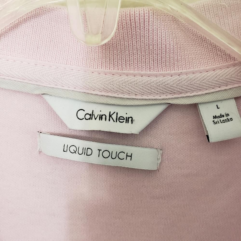 Calvin Klein CT458 Calvin Klein Men's Pink Polo Shirt L Size US L / EU 52-54 / 3 - 2 Thumbnail