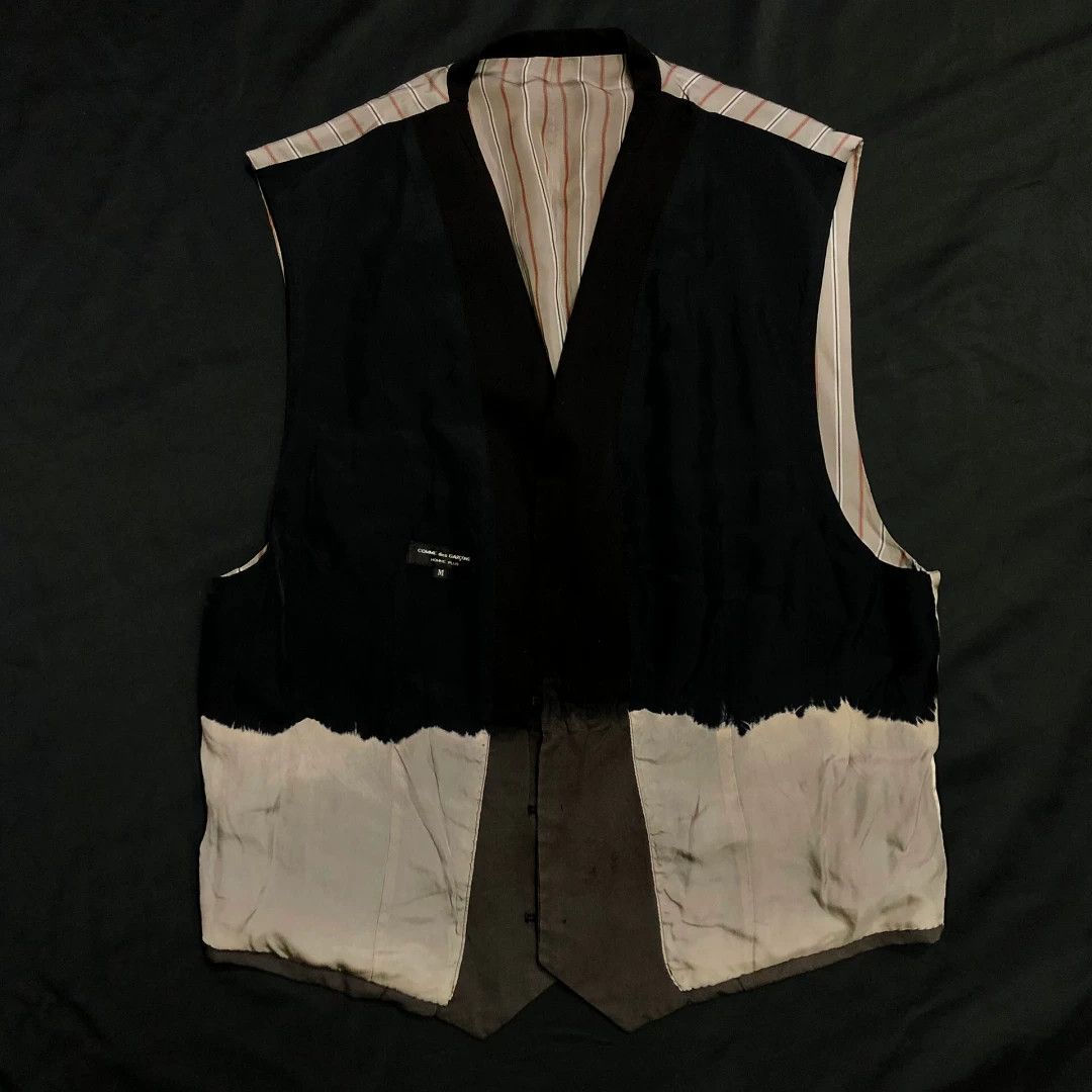Comme des Garcons Comme des Garçons 93AW Decolorized Vest Size US M / EU 48-50 / 2 - 2 Thumbnail