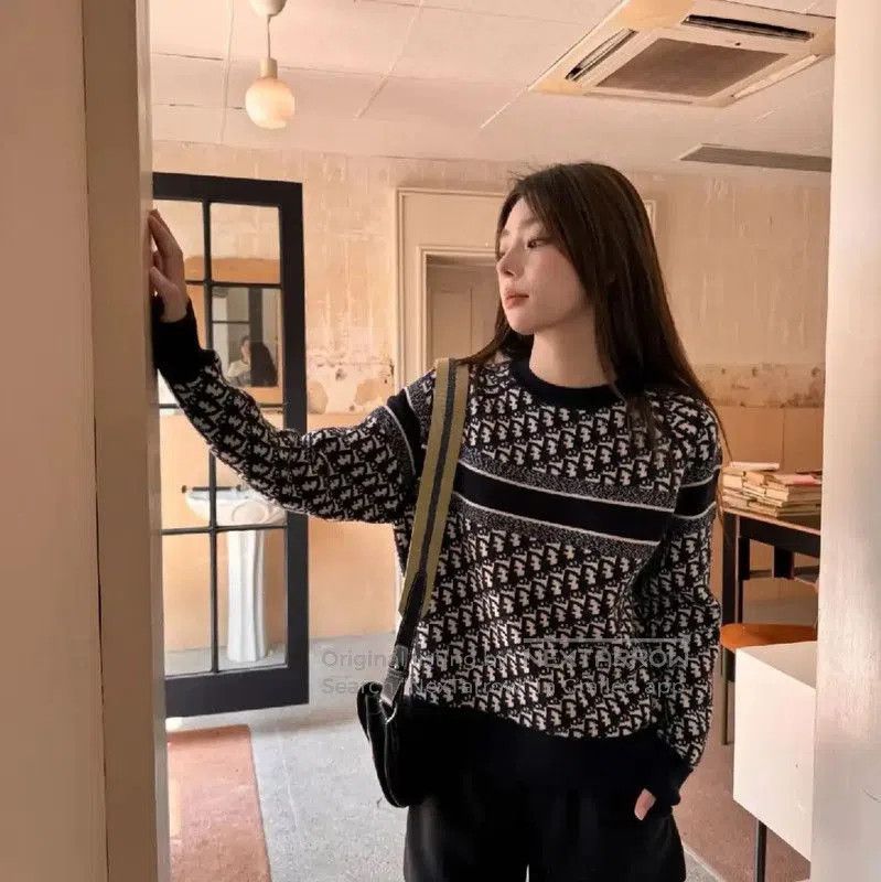 Dior Dior Colorblock Cashmere Blend Pullover Sweater . Size M / US 6-8 / IT 42-44 - 7 Thumbnail