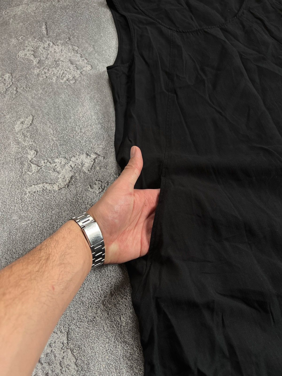OSKA × Vintage OSKA Black Casual Scoop Neck Sleeveless Long Maxi Tank Dress Size S / US 4 / IT 40 - 5 Thumbnail