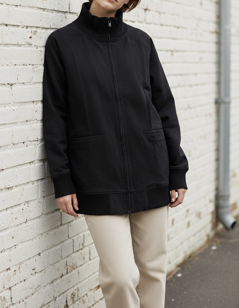 Yohji Yamamoto TAX FREE 🇺🇸 Vintage limi feu yohji yamamoto black zip jacket Size US S / EU 44-46 / 1 - 2 Thumbnail