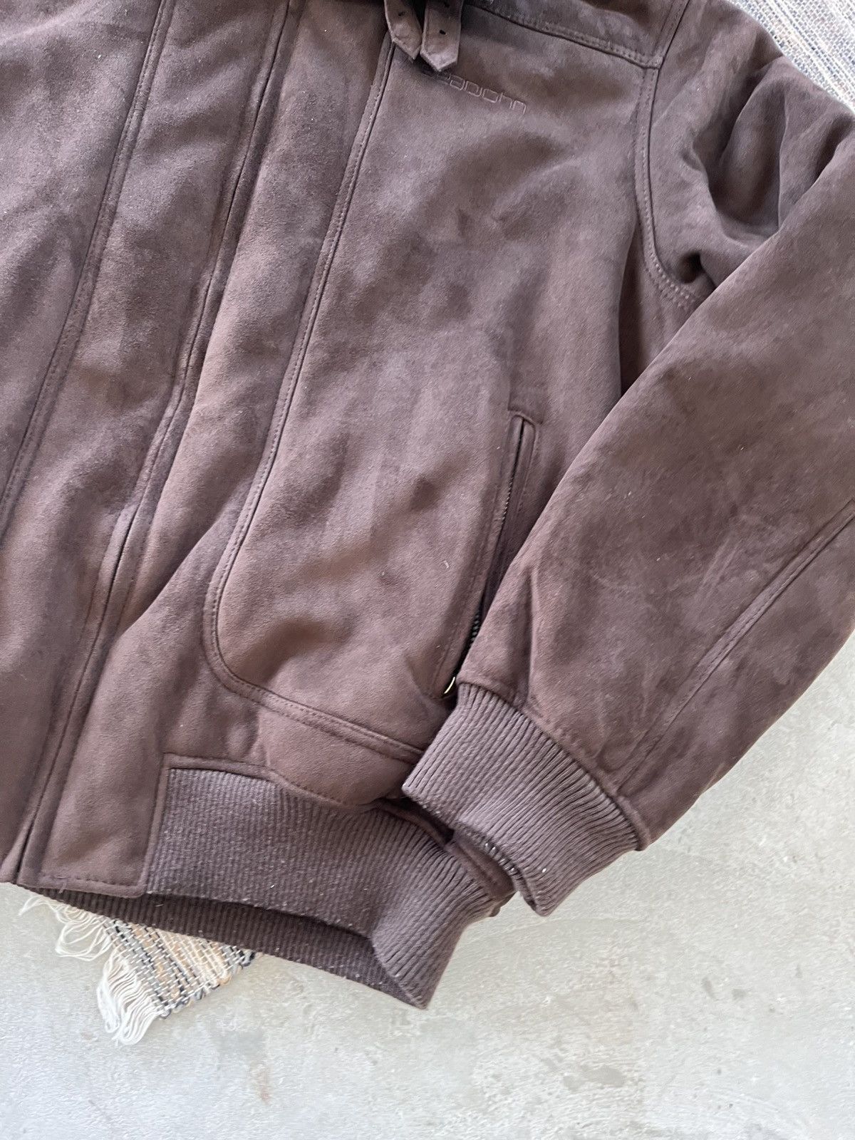 Sean John Sean John Shearling Coat Brown Jacket Faux Fur Suede Style Size US XXL / EU 58 / 5 - 7 Thumbnail