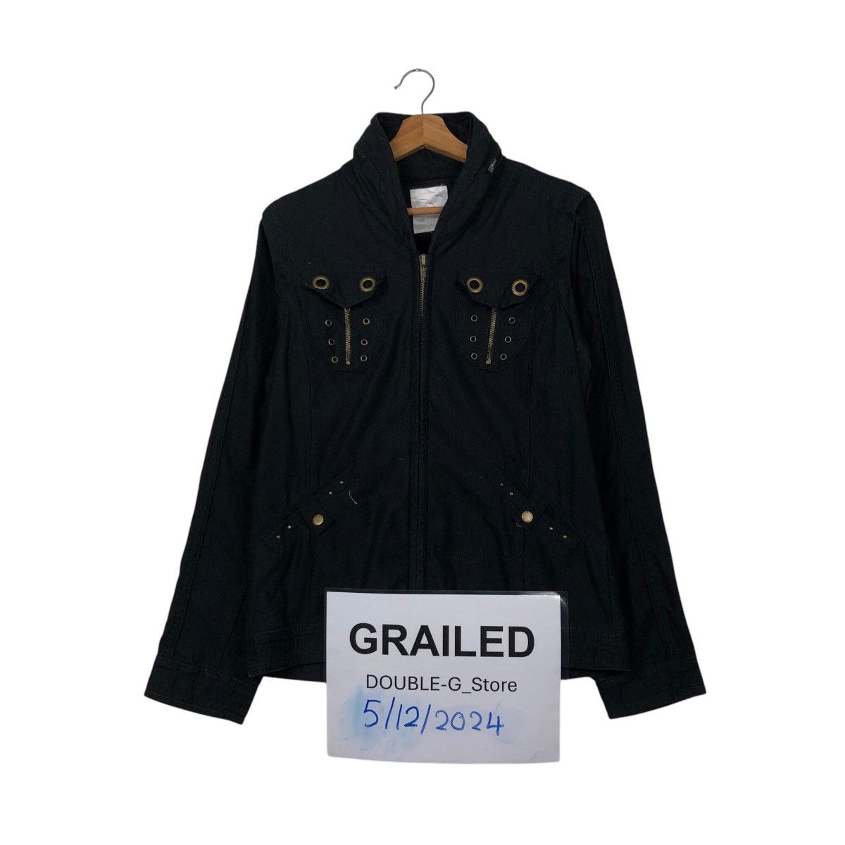 Hysteric Glamour 📌Vintage Biker Jacket Hamham Multi Pockets Size US L / EU 52-54 / 3 - 1 Thumbnail