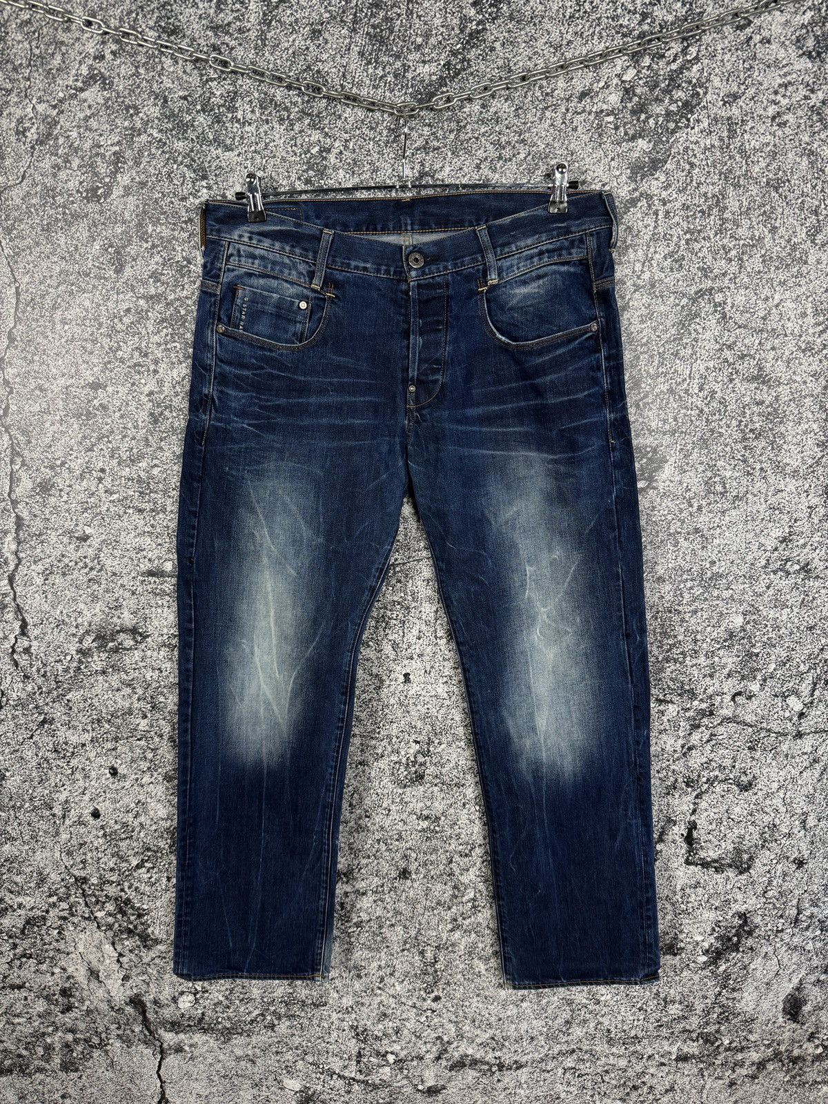 G-Star G-Star RAW New Radar Low Loose Jeans Distressed Pants 36x32 Size US 36 / EU 52 - 2 Thumbnail