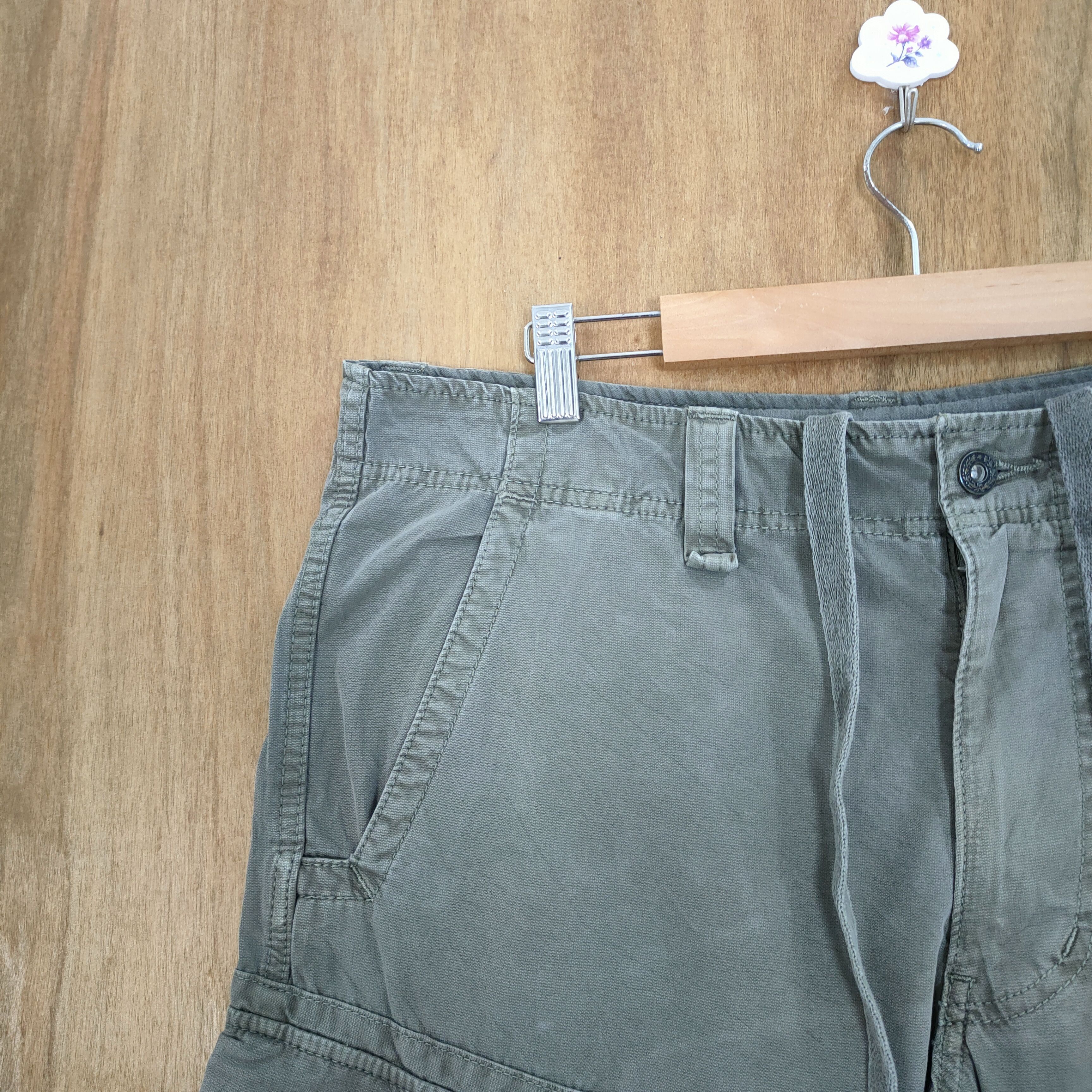 Japanese Brand × StraightFaded VINTAGE JAPANESE FADED CARGO PANTS Size US 36 / EU 52 - 6 Thumbnail