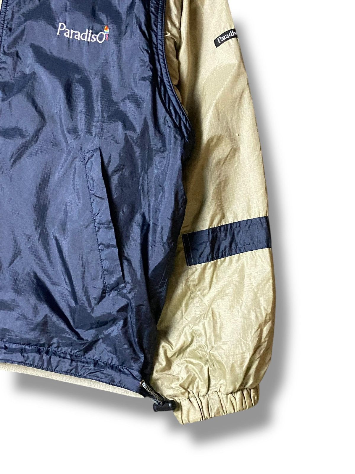 Japanese Brand × Other × Vintage 90’s PARADISO Two-Way Nylon & Fleece Jacket (131) Size US S / EU 44-46 / 1 - 9 Thumbnail