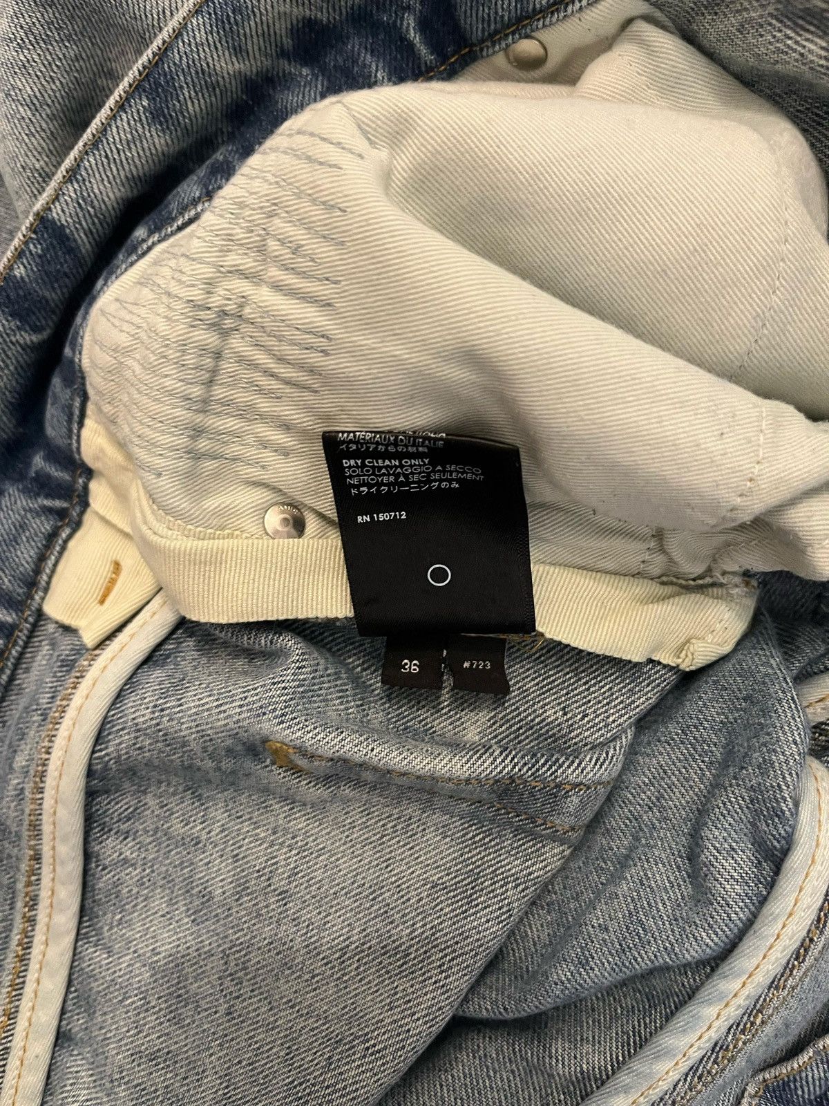 Amiri 💠Amiri💠 JEANS STRAIGHT FIT BLUE (36) Size US 36 / EU 52 - 5 Thumbnail